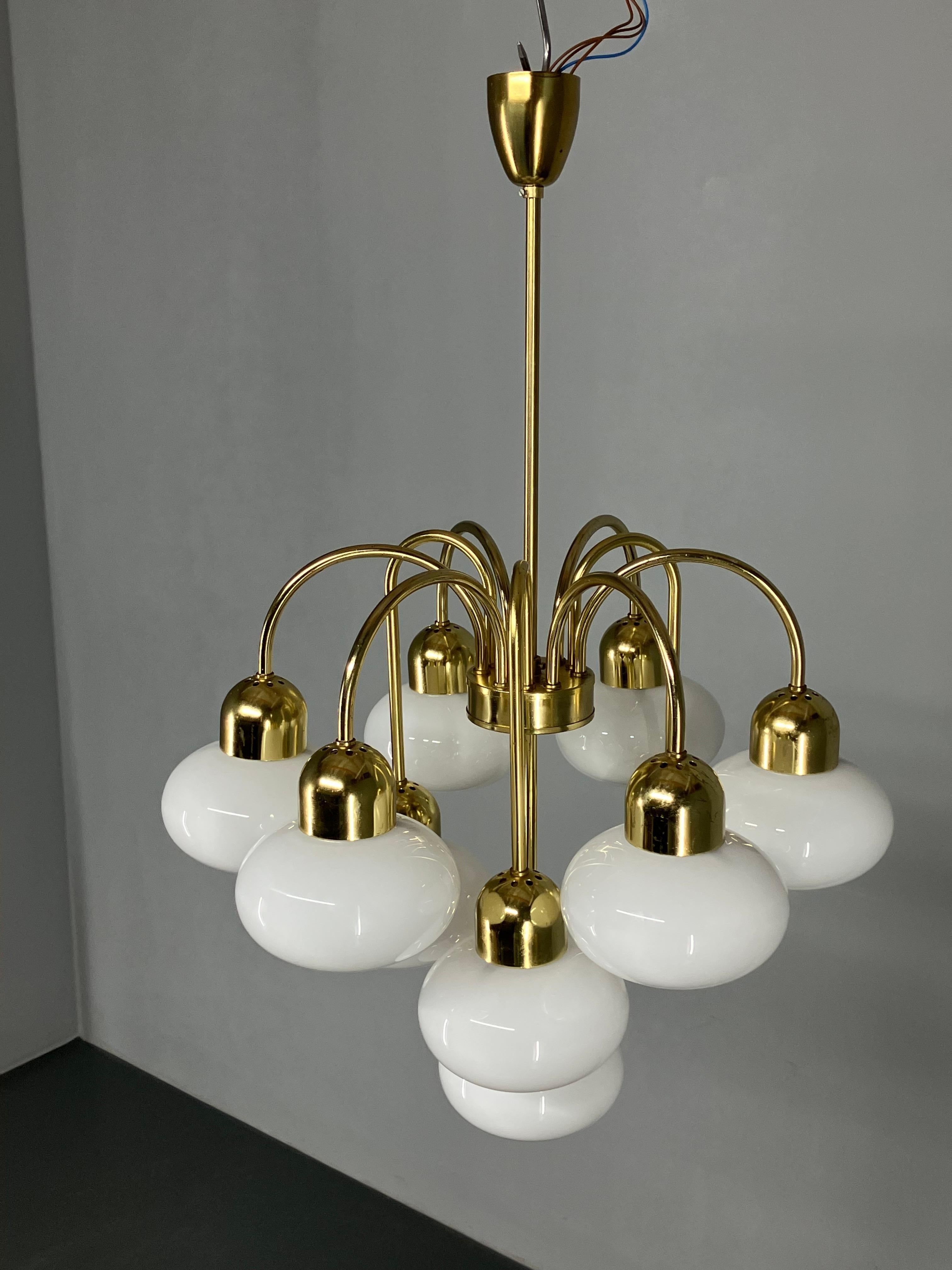 Space Age Chandelier Sputnik by Kamenicky Senov, 1970s 7