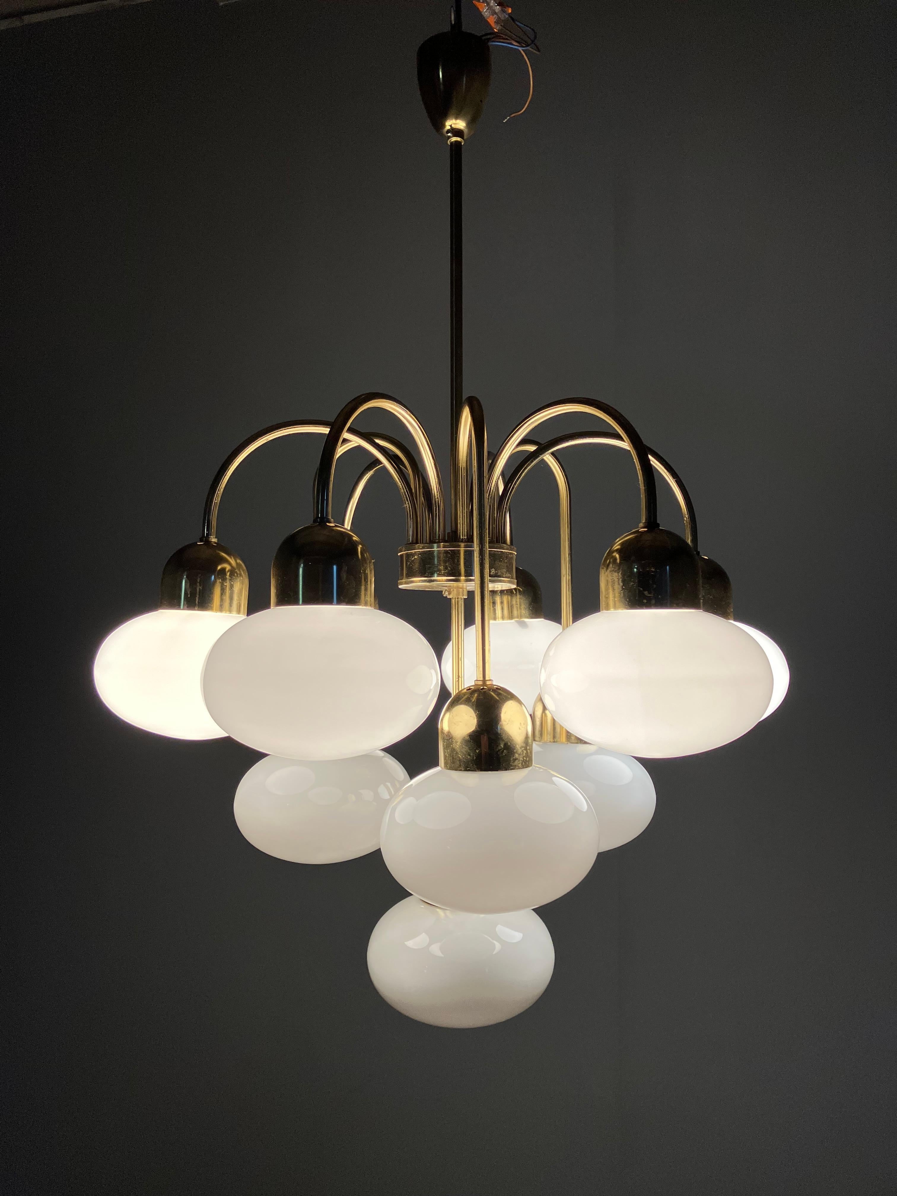 Space Age Chandelier Sputnik by Kamenicky Senov, 1970s 10