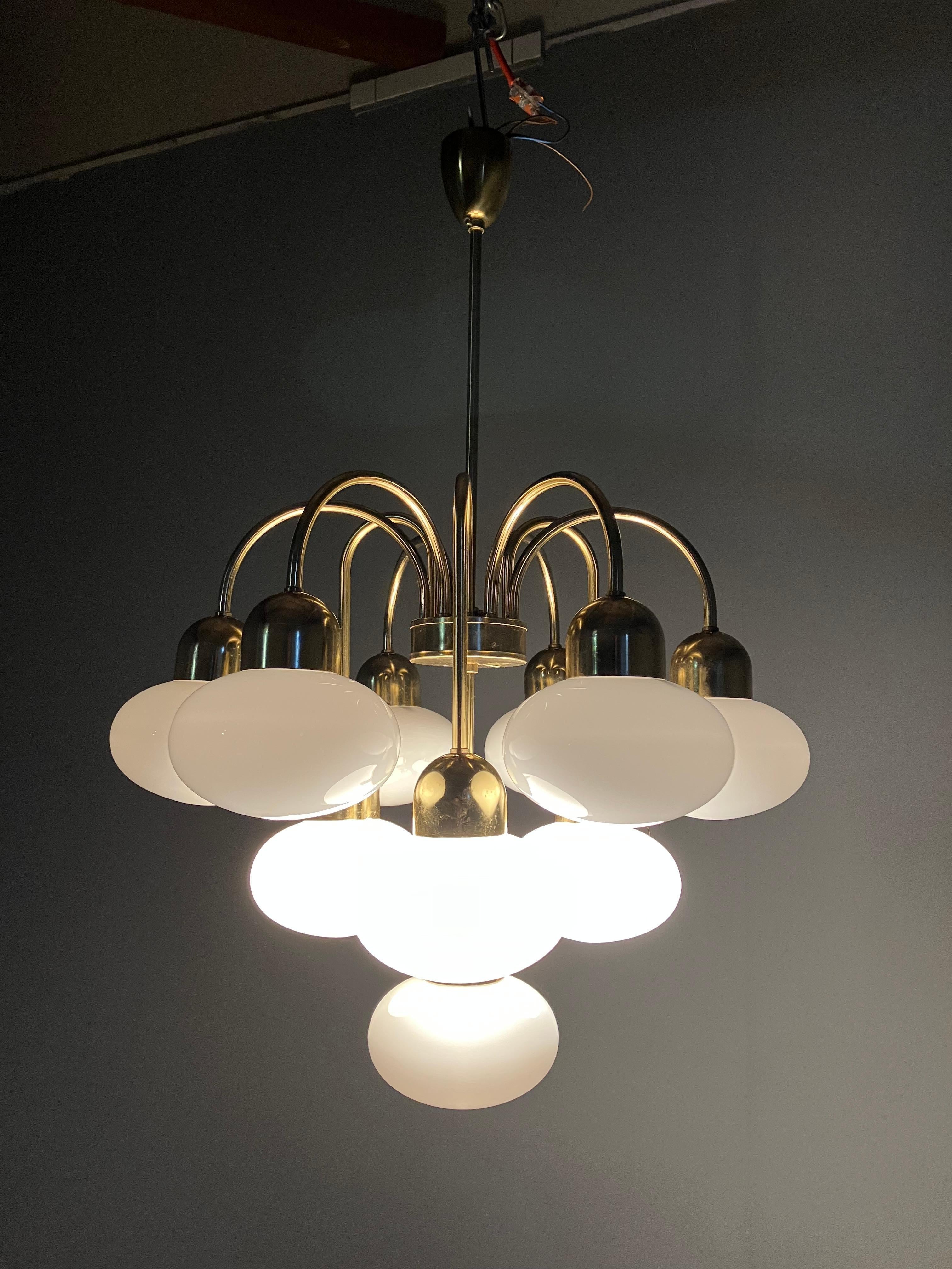 Space Age Chandelier Sputnik by Kamenicky Senov, 1970s 11