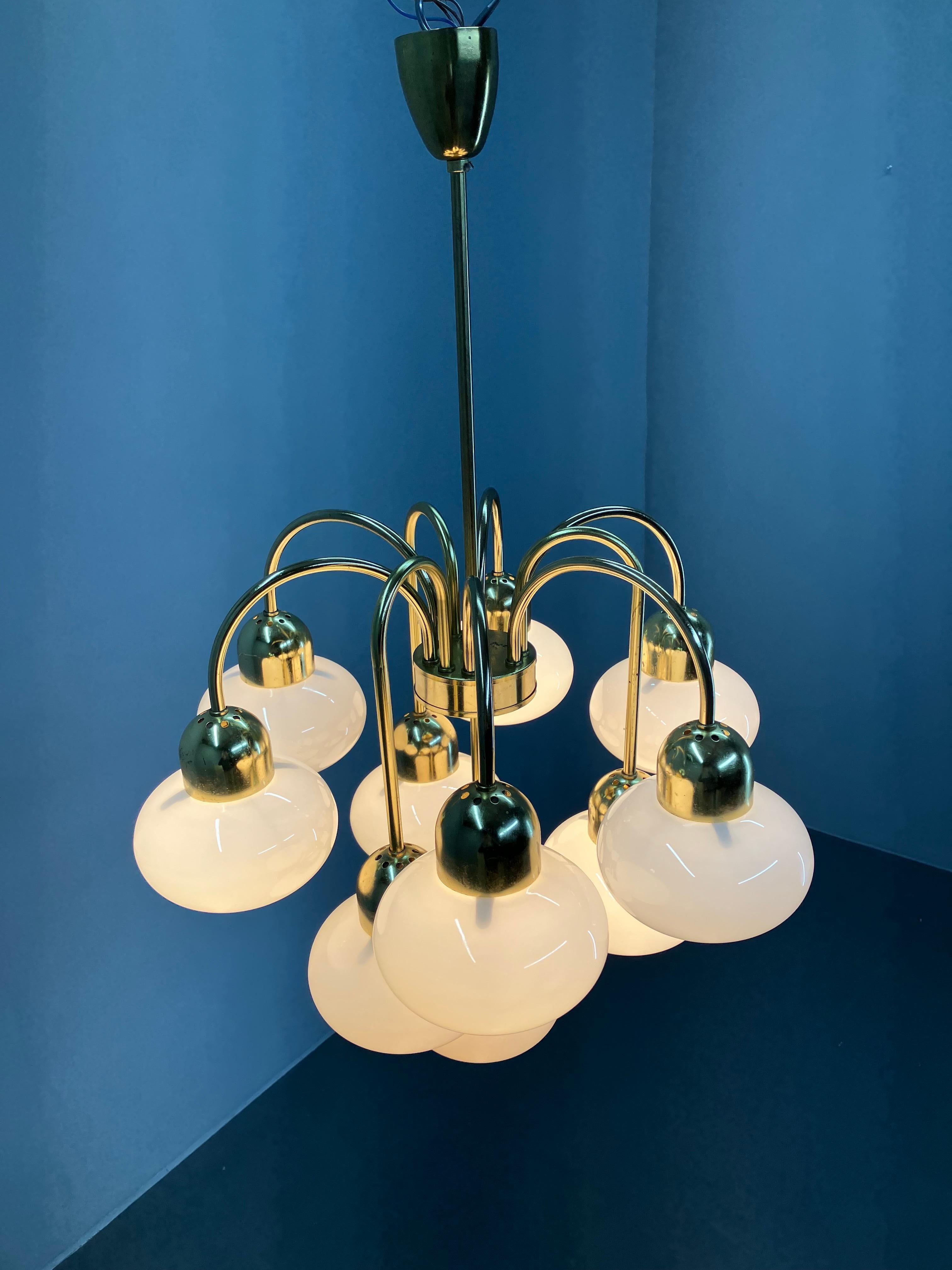 Late 20th Century Space Age Chandelier Sputnik by Kamenicky Senov, 1970s