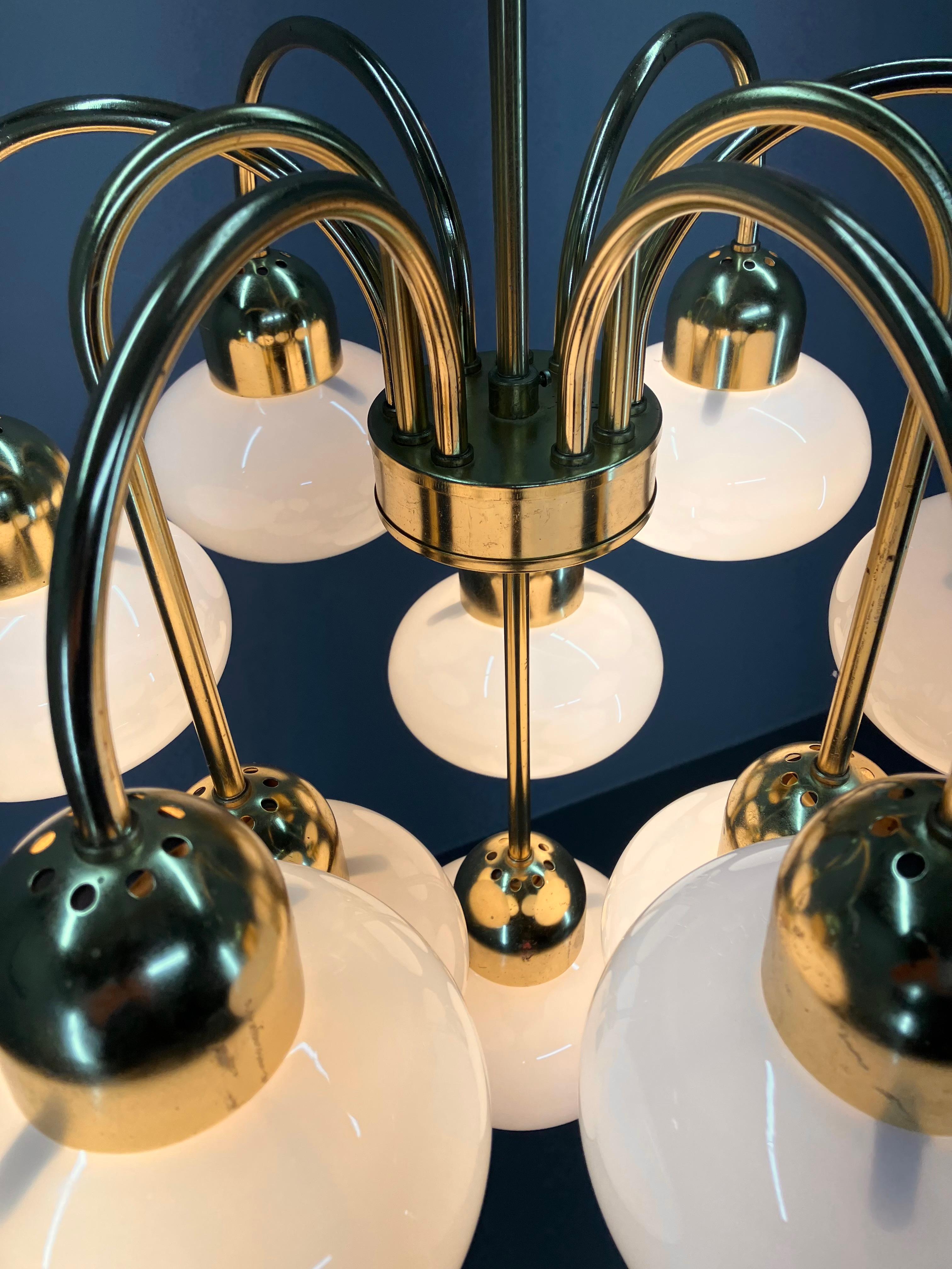 Space Age Chandelier Sputnik by Kamenicky Senov, 1970s 1
