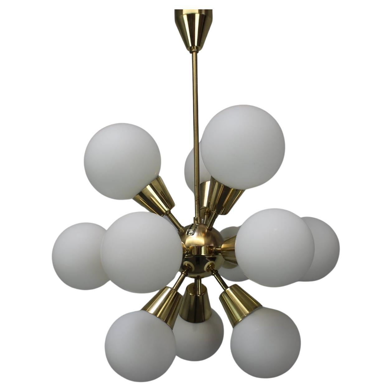 Space Age Chandelier Sputnik by Kamenicky Senov, 1970s