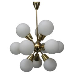 Space Age Chandelier Sputnik by Kamenicky Senov, 1970s