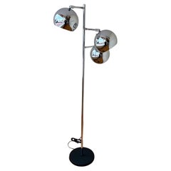 Space Age Chrome 3 Globe Multidirectional Floor Lamp by Robert Sonneman