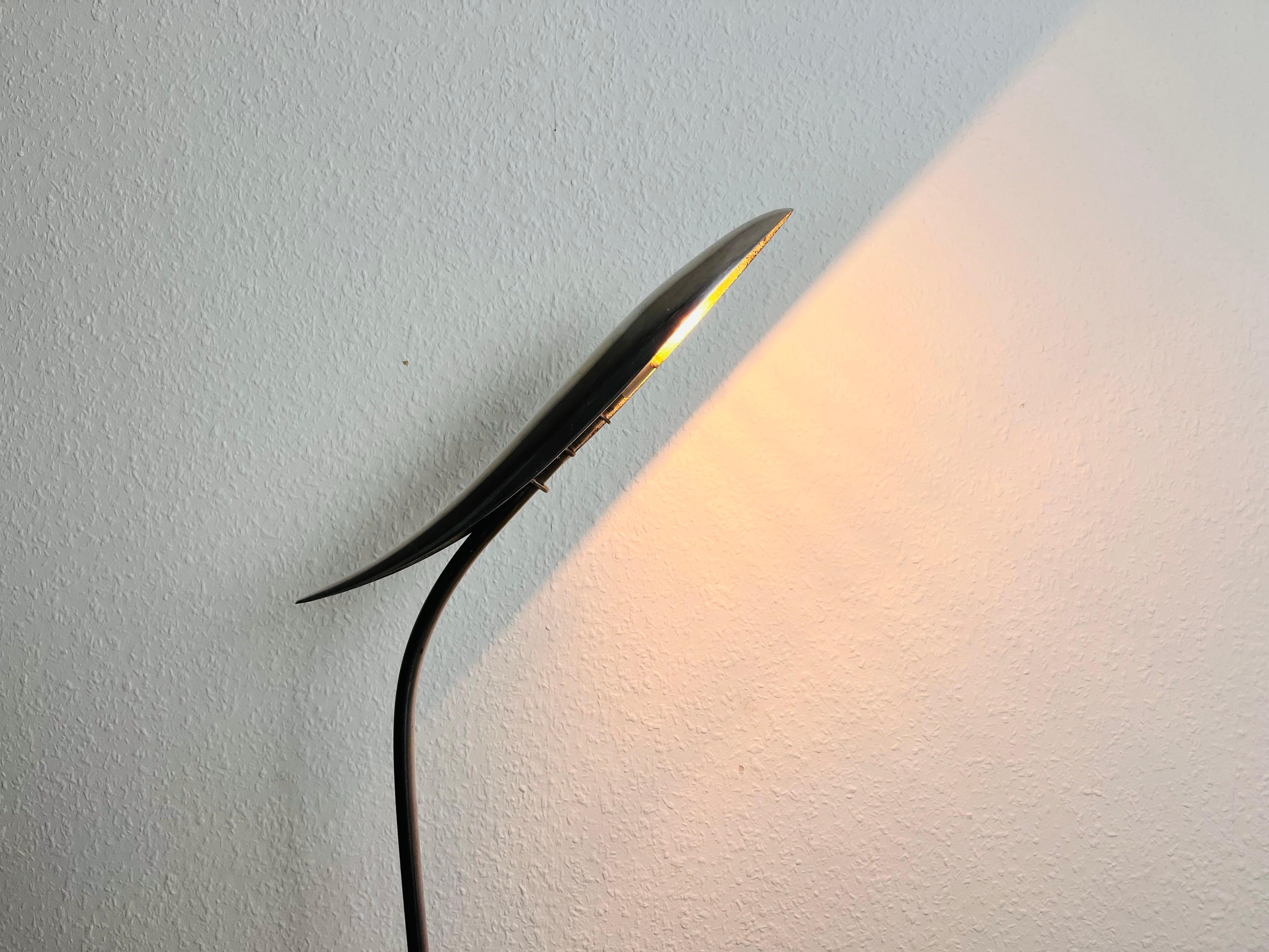 Late 20th Century Space Age Chrome Floor Lamp, 1970s, Germany For Sale