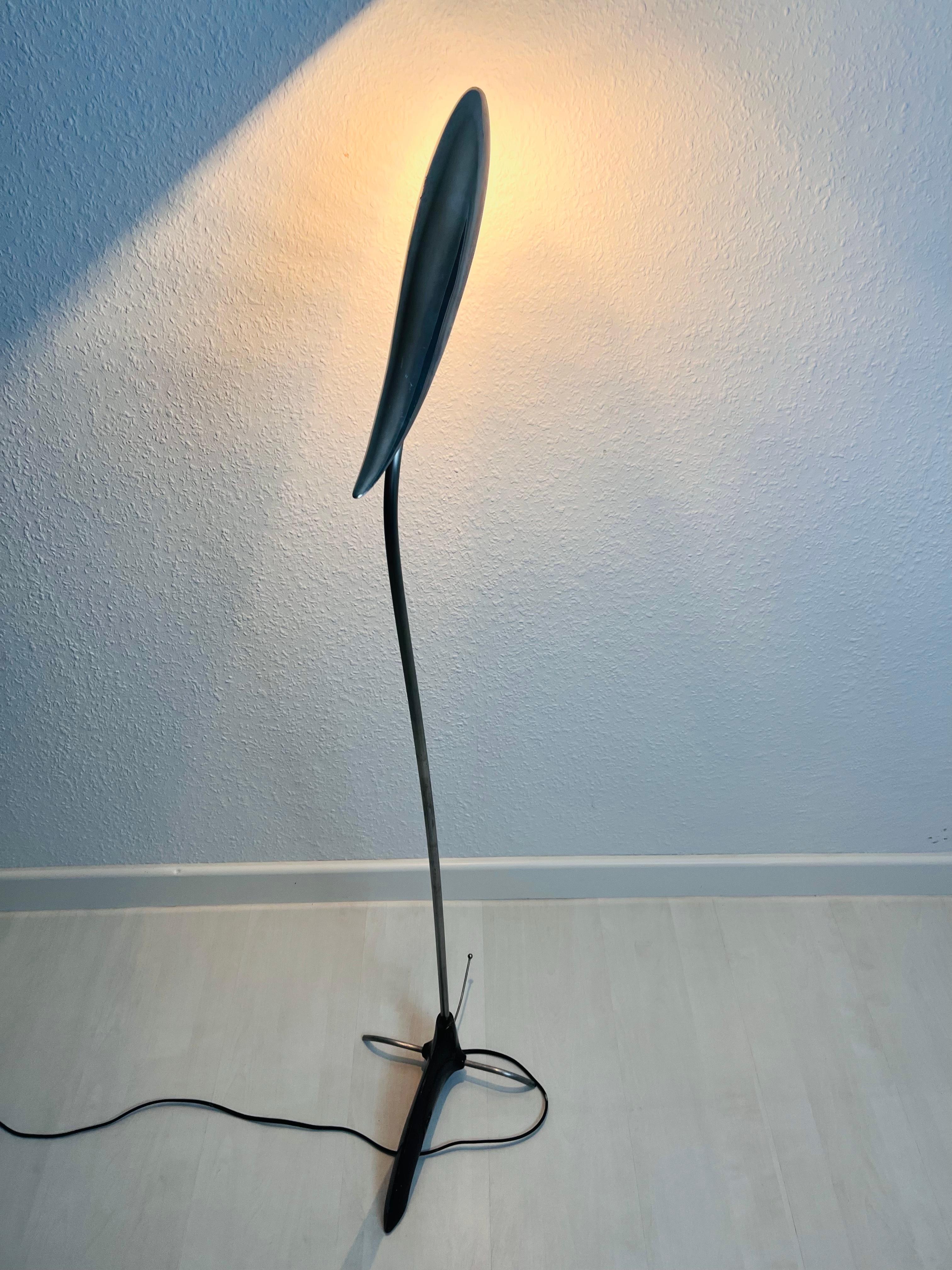 Space Age Chrome Floor Lamp, 1970s, Germany For Sale 1