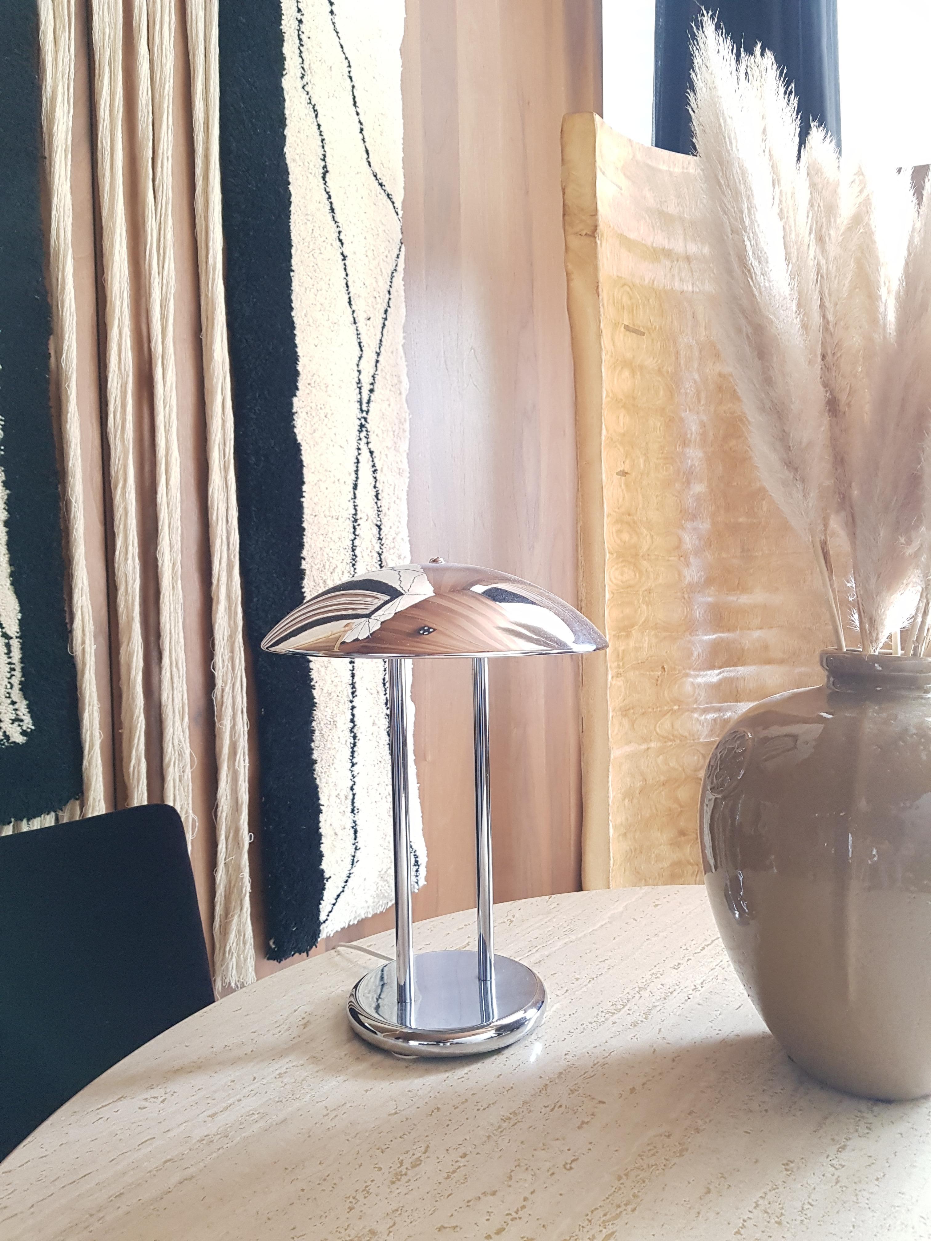 Space Age Chrome Lamp, 1970s 1