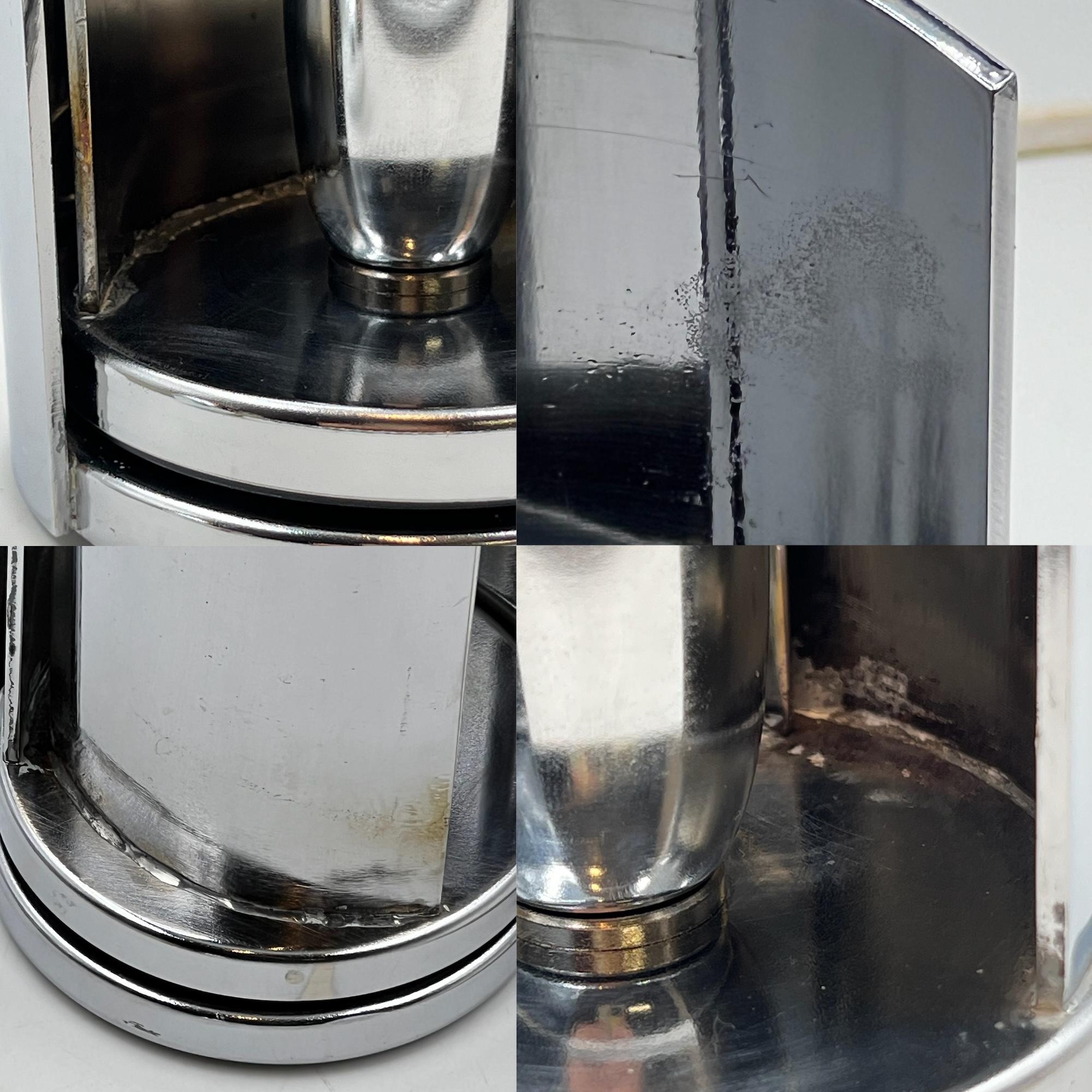 Lampe chromée de l'ère spatiale avec abat-jour réglable Selenova TA 447, 1970 en vente 4