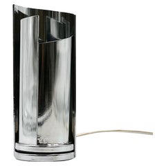 Space Age Chrome Metal Lamp with Adjustable Lampshade Selenova TA 447, 1970s