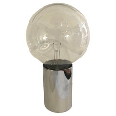 Space Age Chrome Minimalist California Design Table Desk Lamp