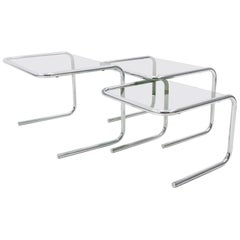 Bauhaus Chrom Nesting Tische