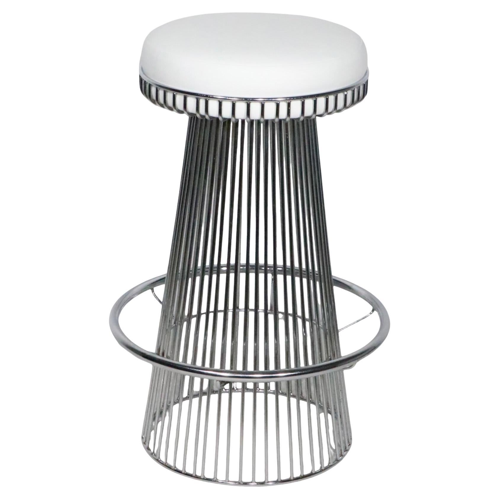 Space Age Chrome Stool Designed by Arthur Umanoff for Contemporary Shells, 1960s For Sale