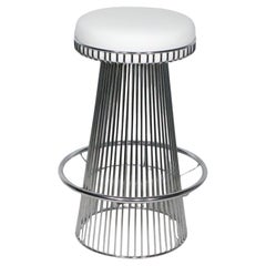 Used Space Age Chrome Stool Designed by Arthur Umanoff for Contemporary Shells, 1960s