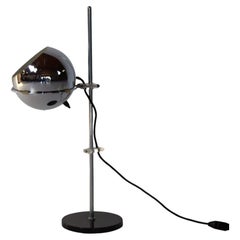 Vintage Space Age Chrome Table Lamp by Artimeta 1970s