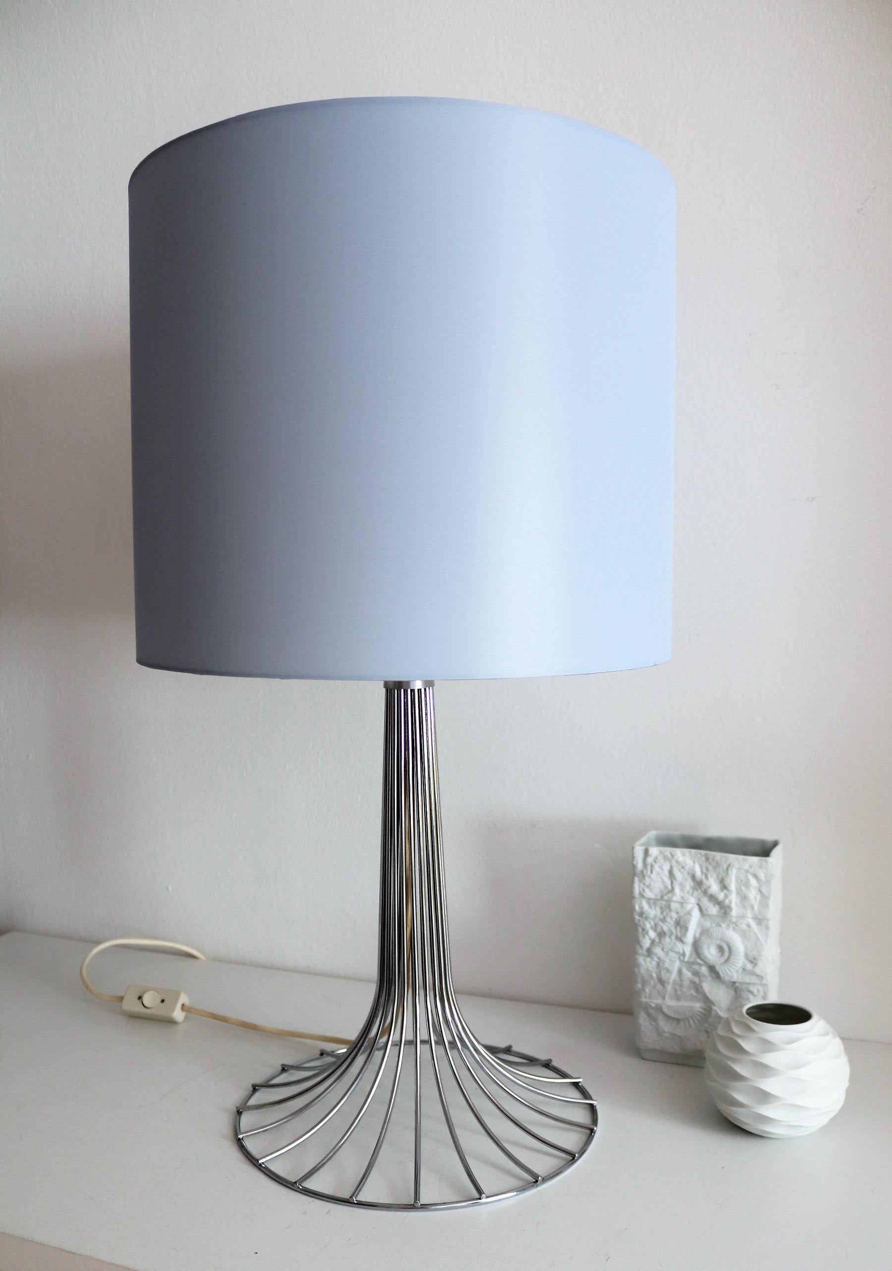Mid Century Table Lamp in Chrome by Kinkeldey, 1970s For Sale 5