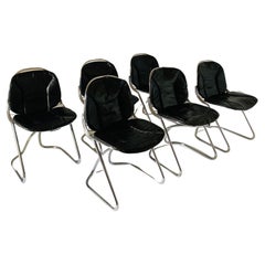 Gastone Rinaldi Dining Chairs, Set of Six, RIMA I970s