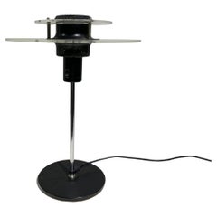 Space Age Cirkel Ikea Table Lamp Plexiglass (Acrylic) and Metal, 1990