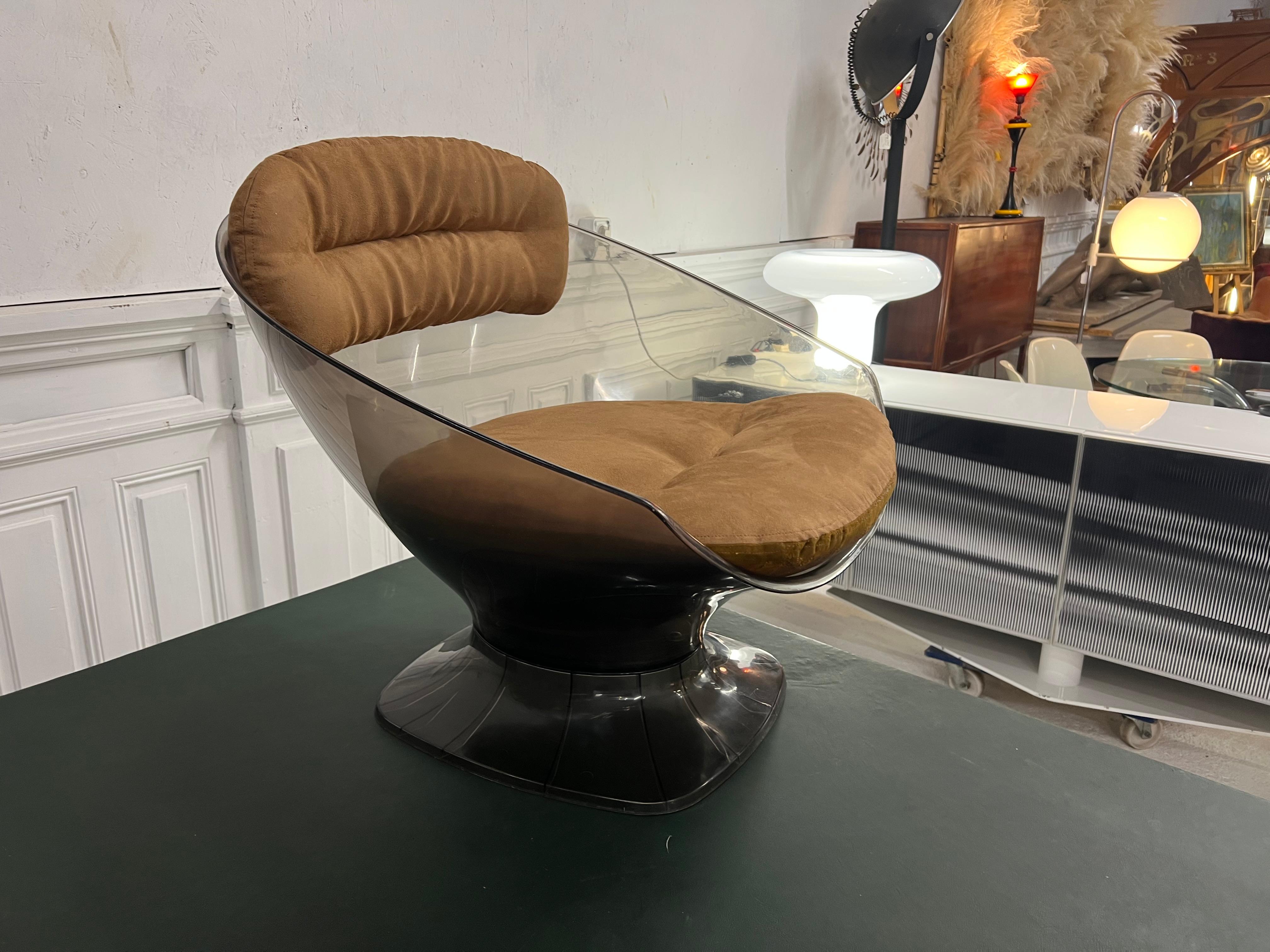 Space Age Club Chair by Raphaël, Midcentury  6