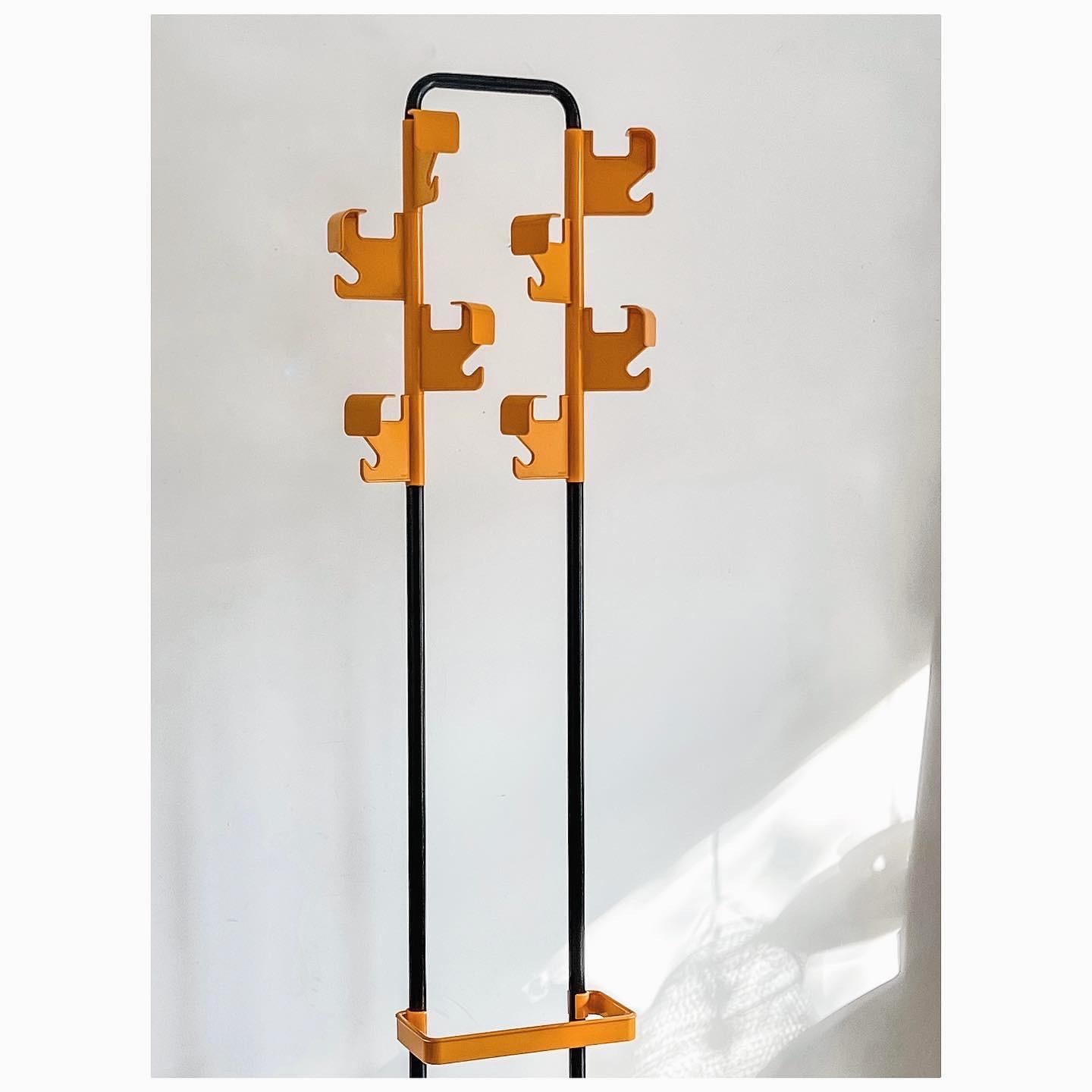 Metal Space Age Coat Rack by Jean-Pierre Vitrac for Manade, 1970s For Sale