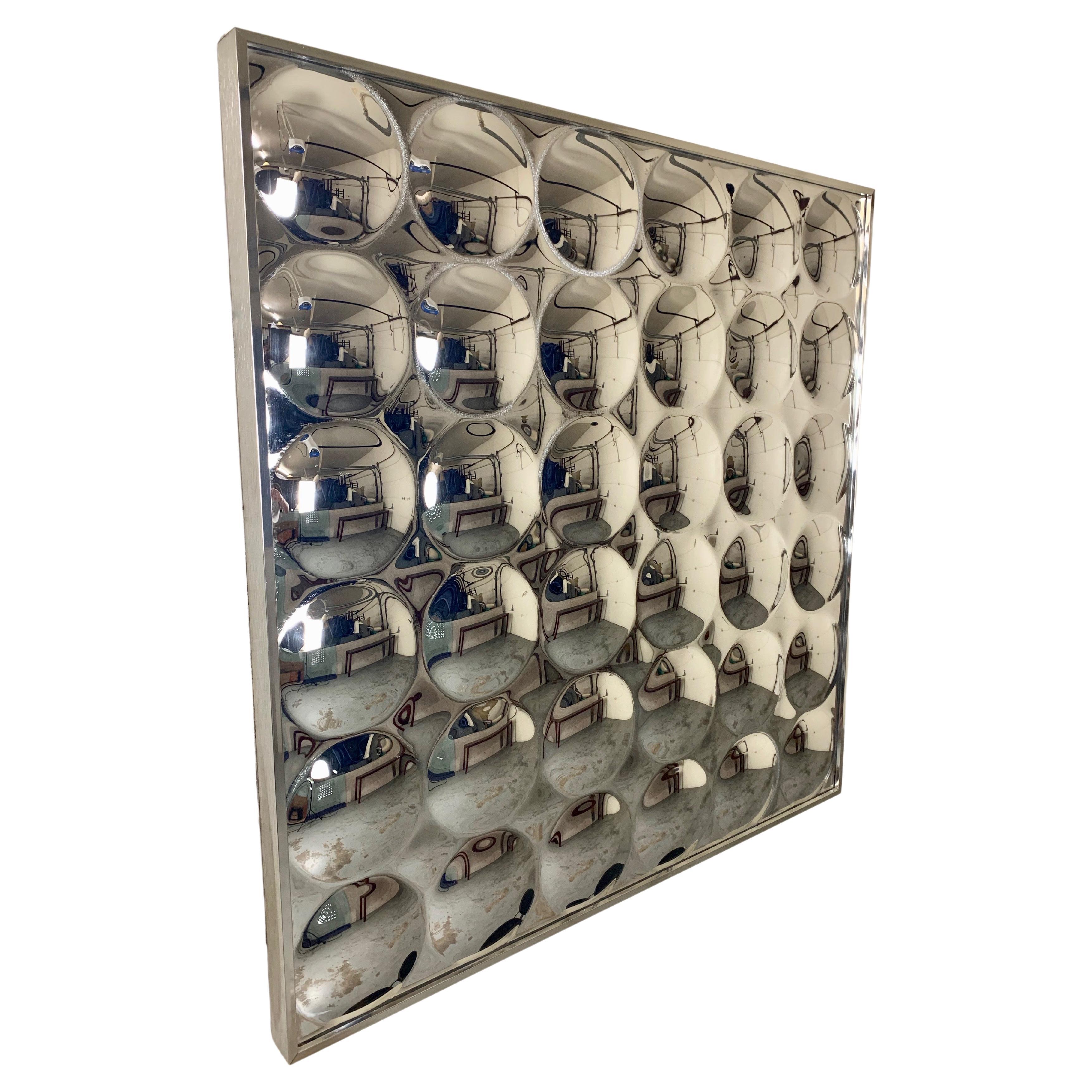 Space Age Convex Plexi-view Mirror for Ram Products For Sale