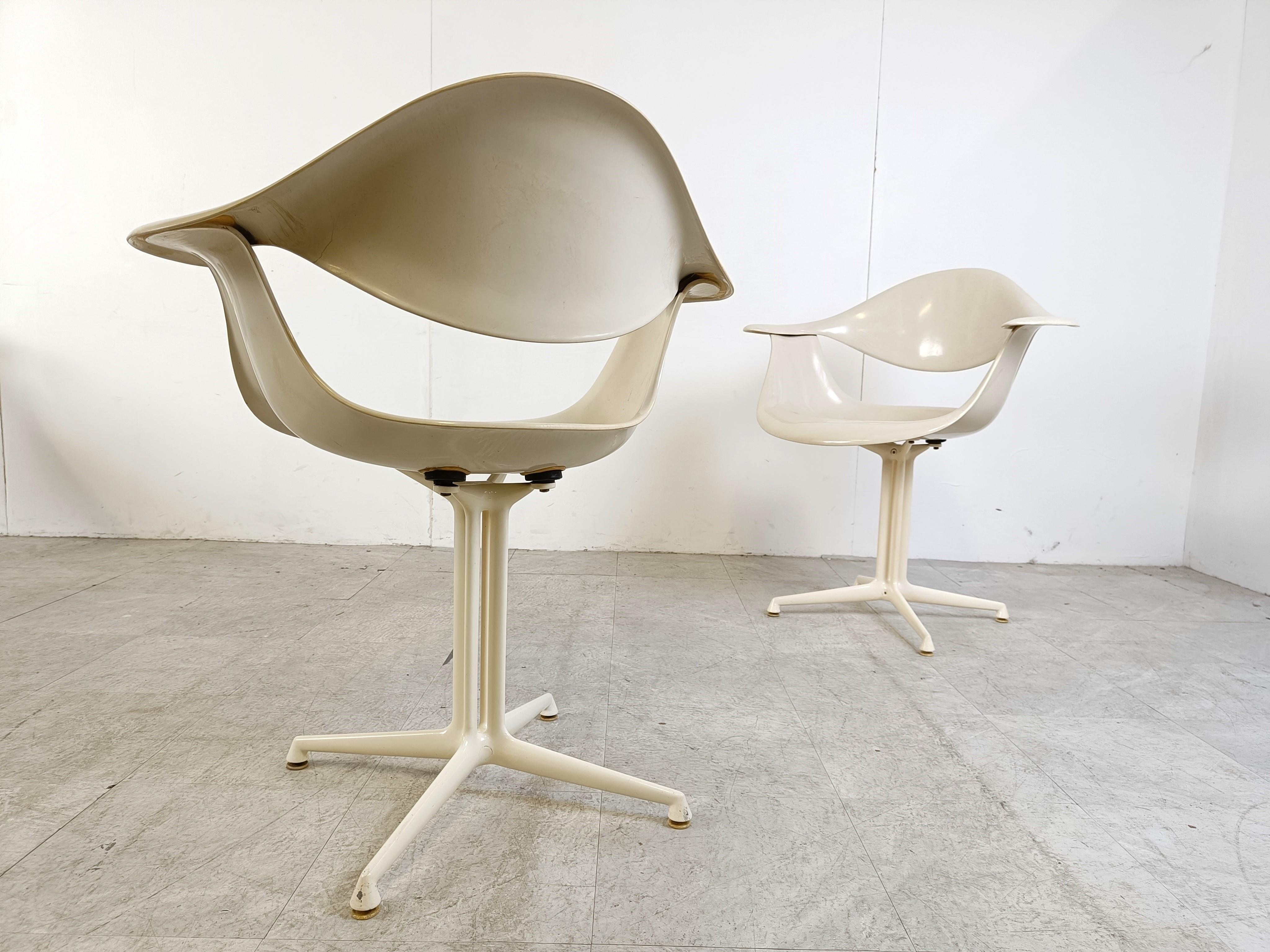 Space Age Daf Chairs by George Nelson for Herman Miller, Set of 4 For Sale 4