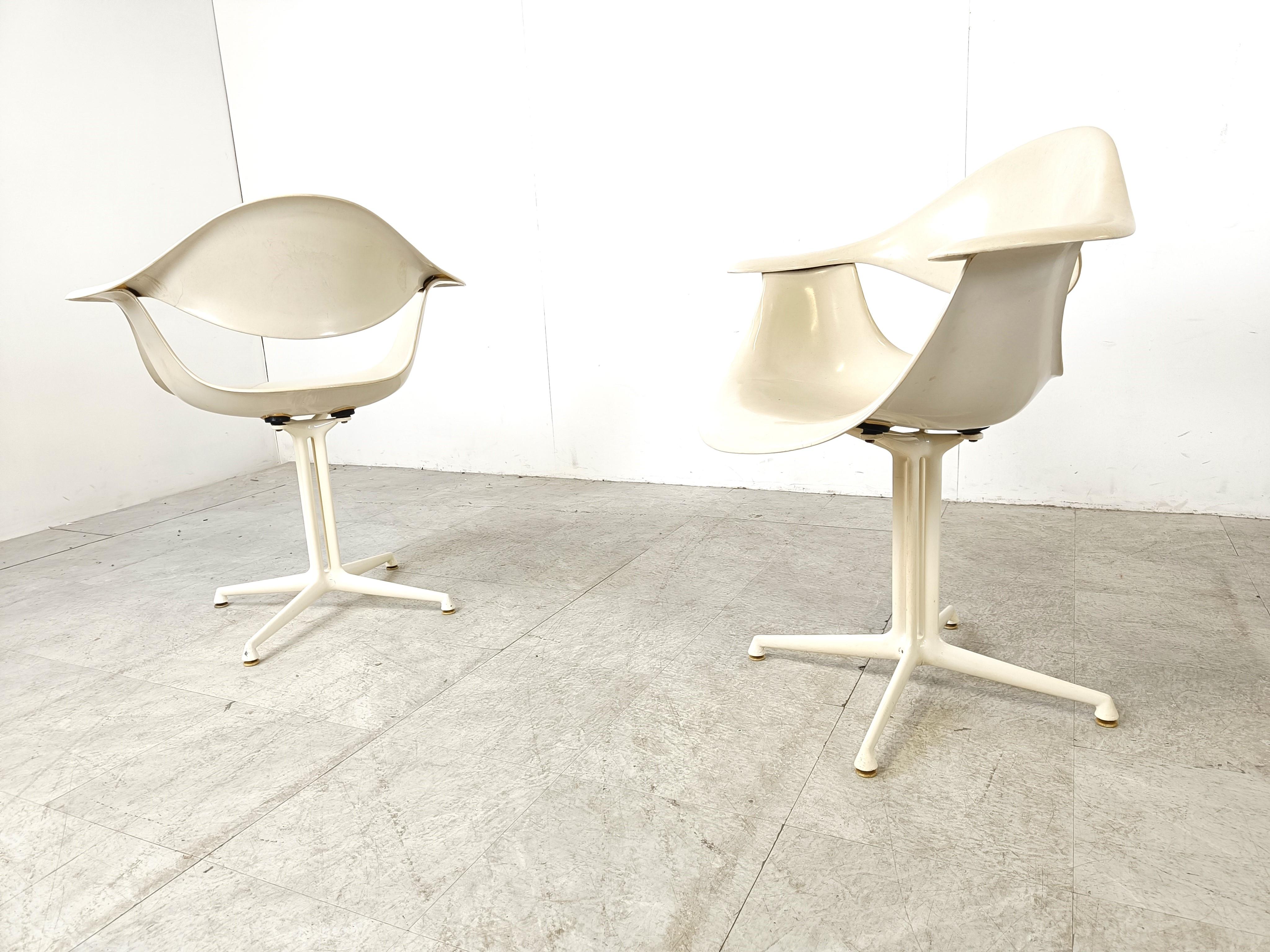 American Space Age Daf Chairs by George Nelson for Herman Miller, Set of 4 For Sale