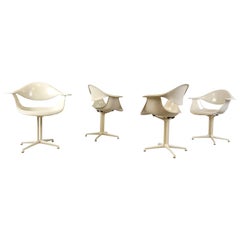 Space Age Daf-Stühle von George Nelson für Herman Miller, 4er-Set, Space Age
