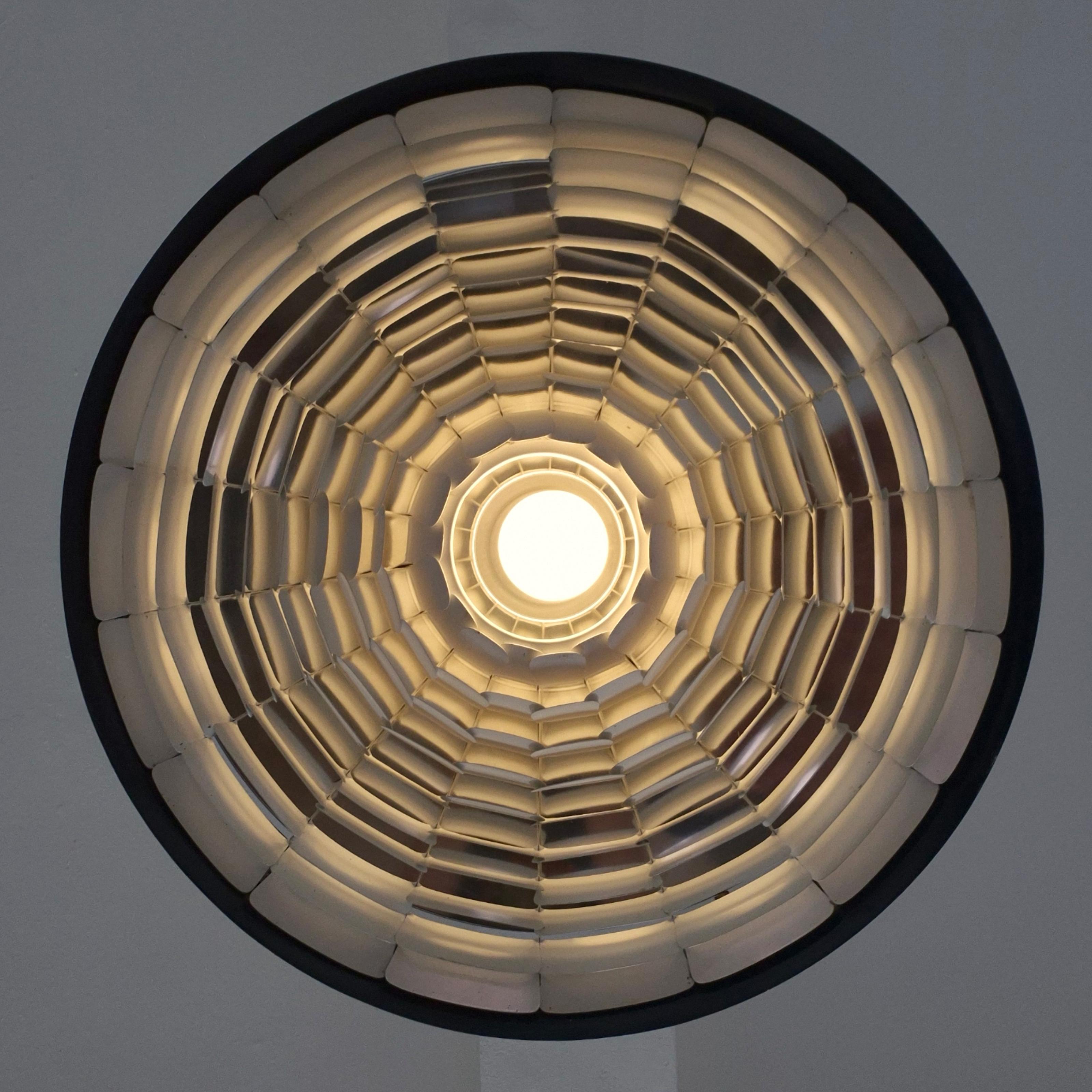 Space age danish pendant lamp, Denmark 1960s In Good Condition For Sale In ECHT, NL