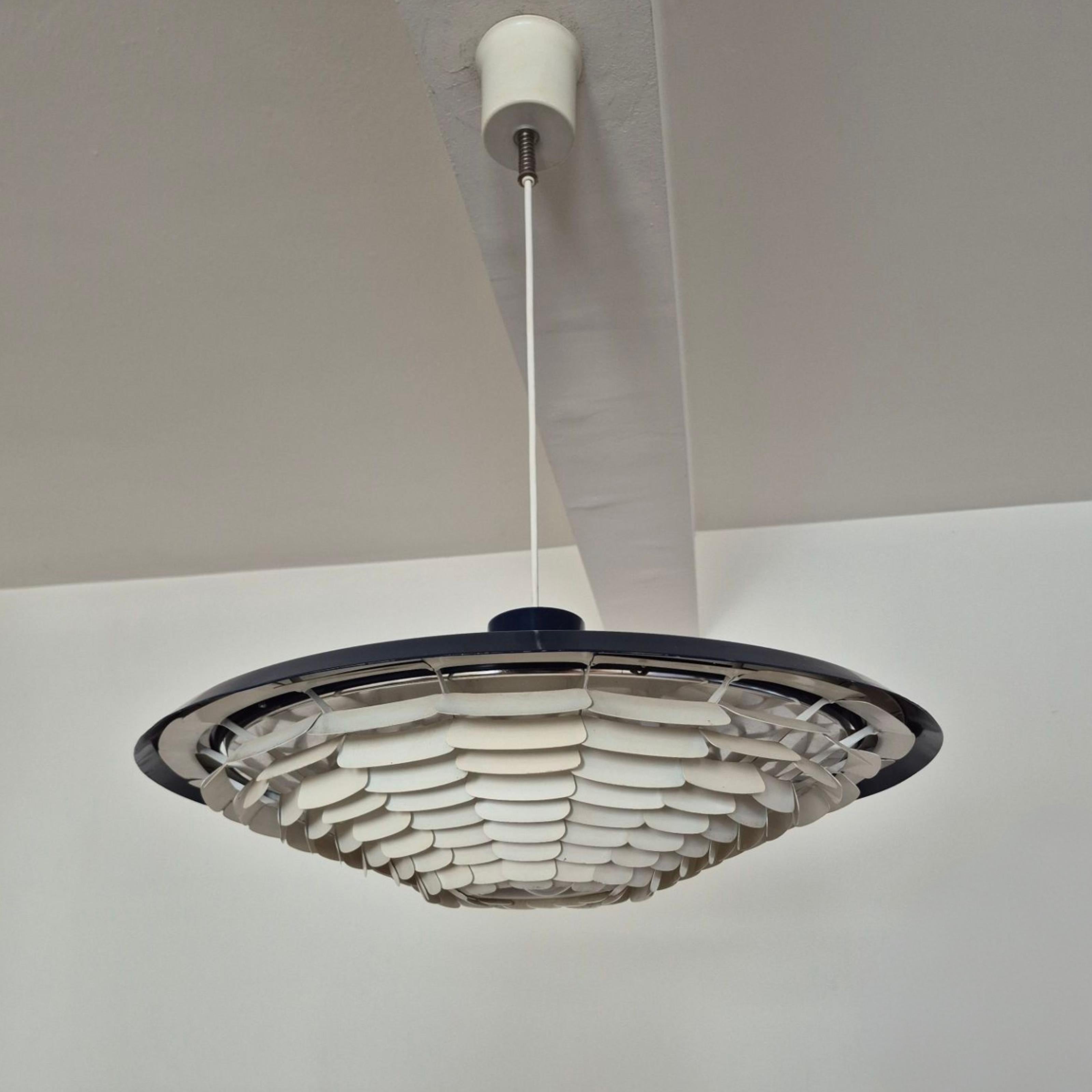 Space age danish pendant lamp, Denmark 1960s For Sale 1