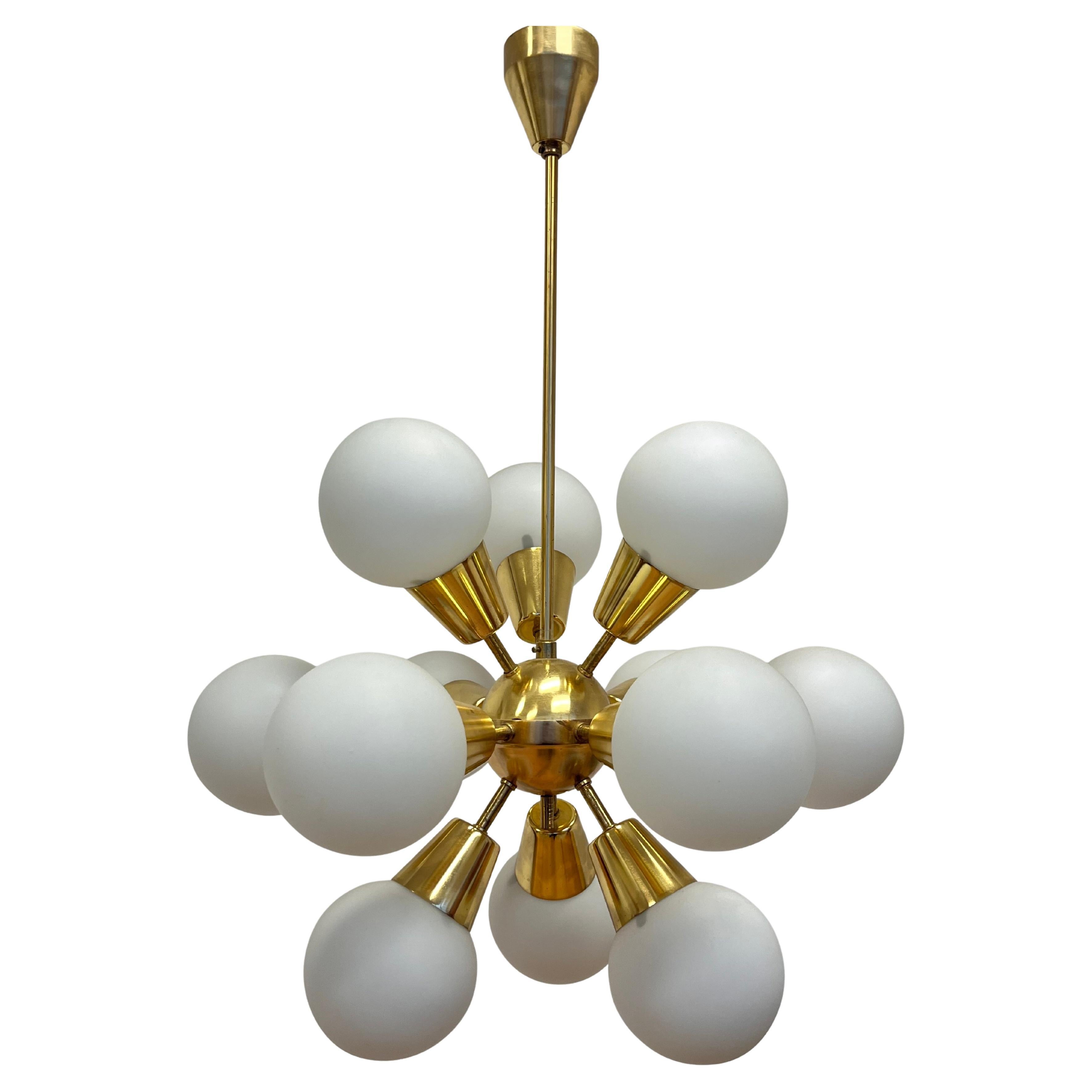 Lampadario Sputnik di Design/One di Kamenicky Senov, anni
70 - Cecoslovacchia