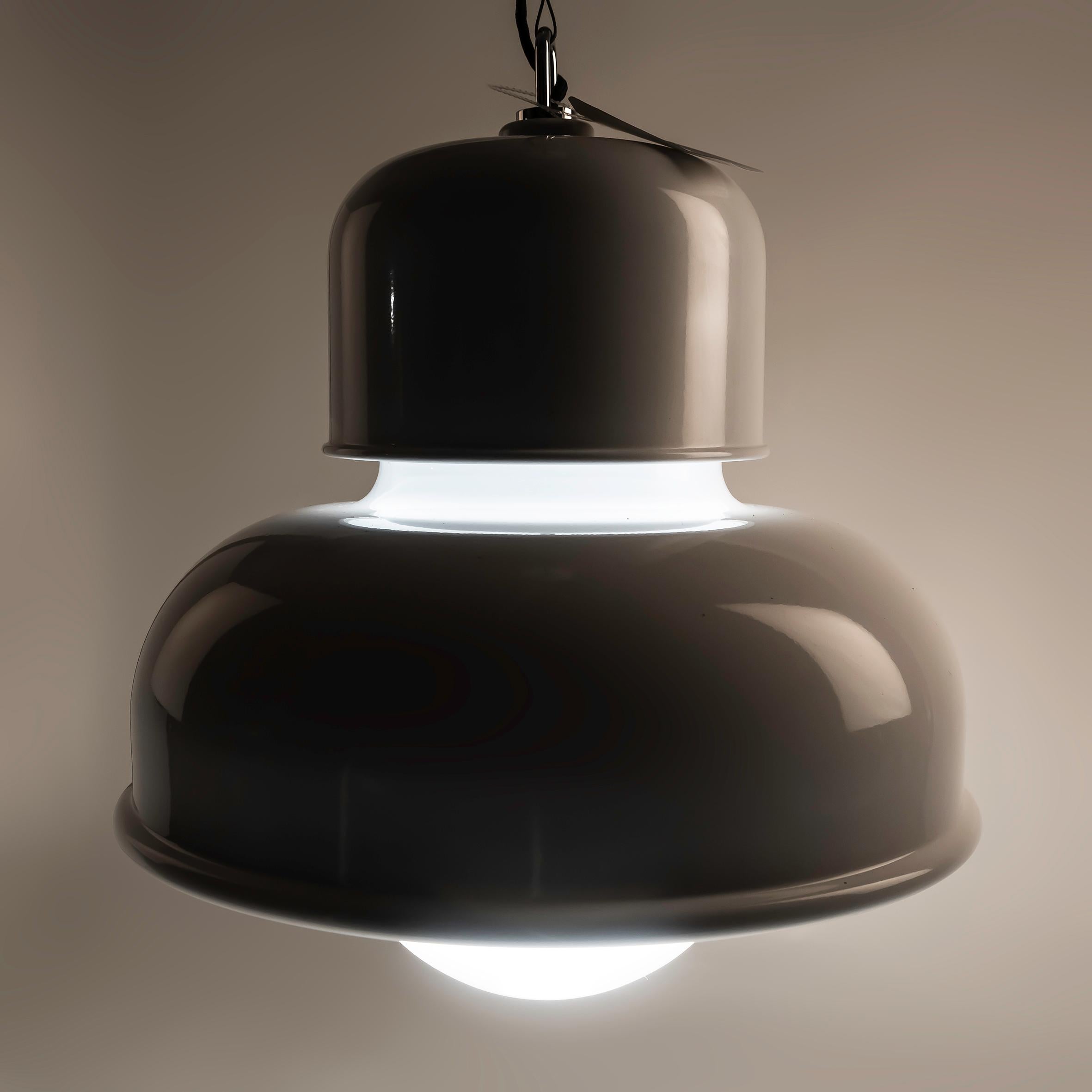 Laqué Lampe suspendue design A Space par Miguel Milá pour Tramo 1960s en vente