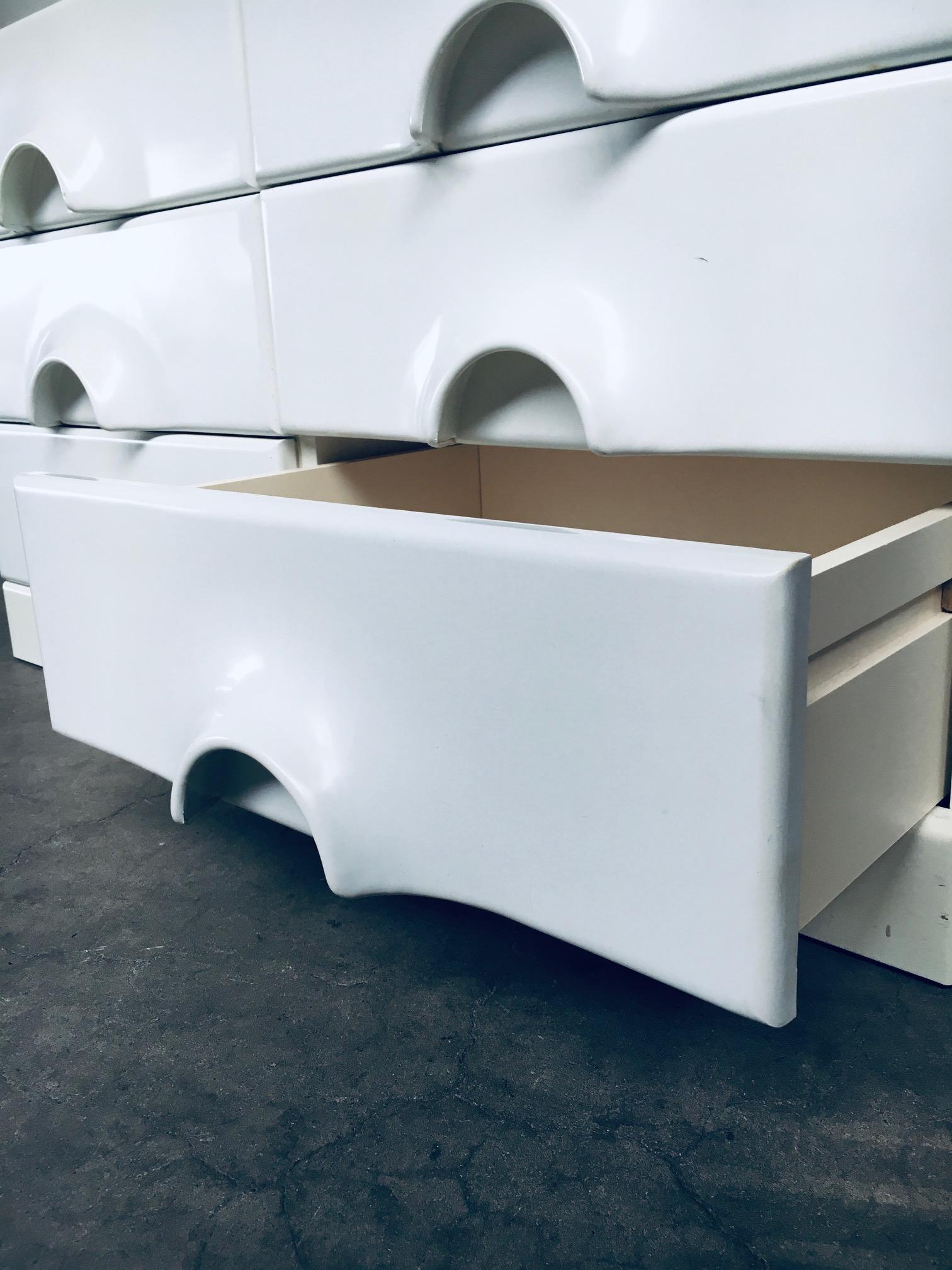 Kommode „QUADRO“ im Space Age-Design von Jurgen Lange für Schonbuch, Space Age im Angebot 9