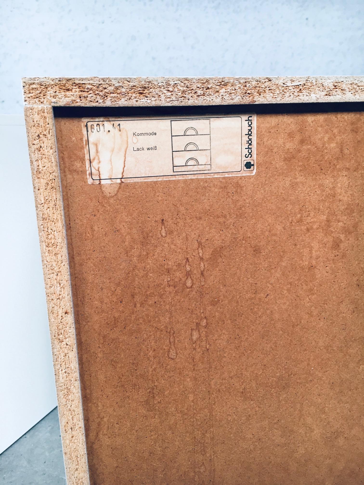Kommode „QUADRO“ im Space Age-Design von Jurgen Lange für Schonbuch, Space Age im Angebot 11