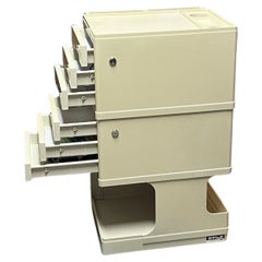Space Age Design 'STILE' Portable Organizer Cabinet by Giovanni Pelis for Neolt