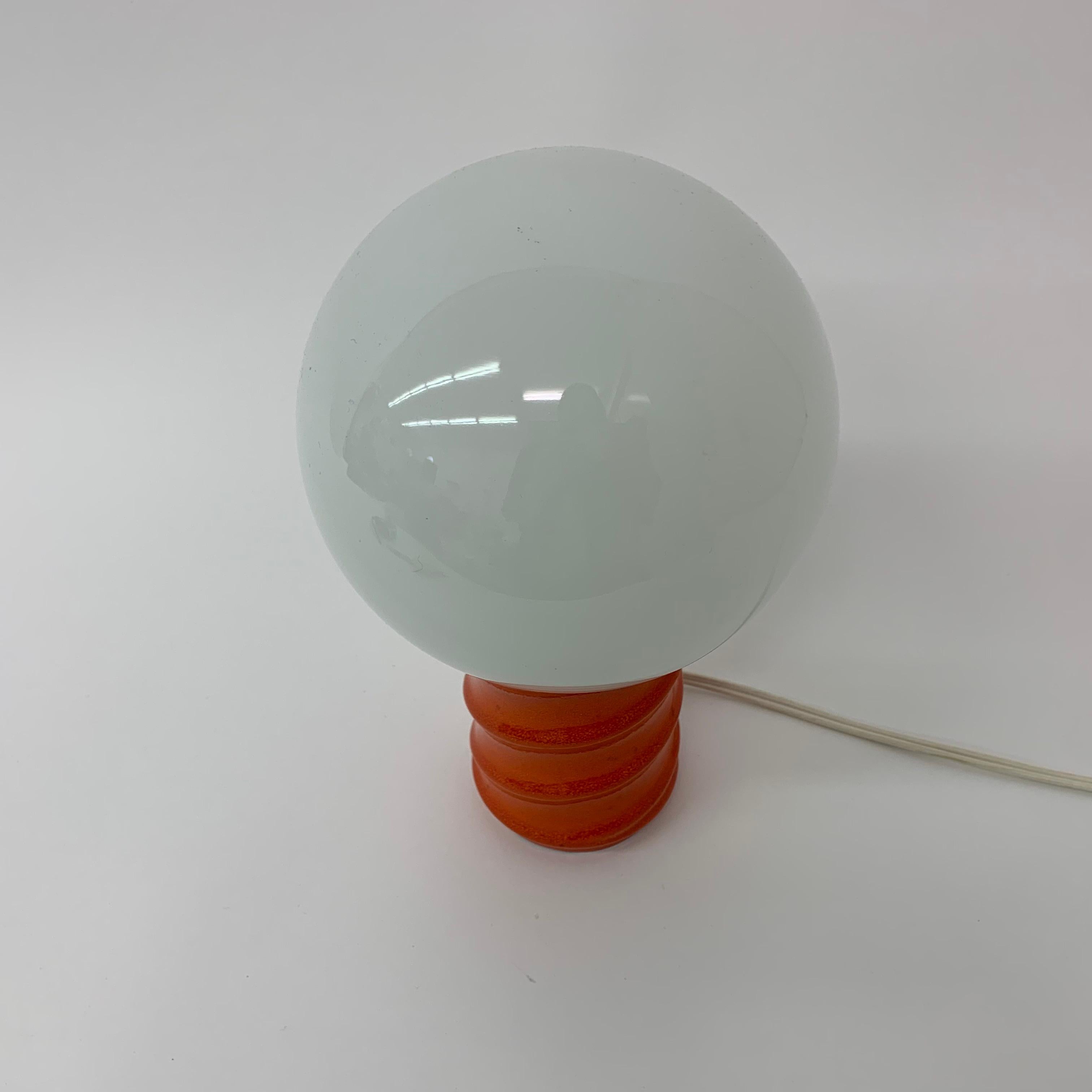 Céramique Lampe de table au design de l'ère spatiale, années 1970 en vente