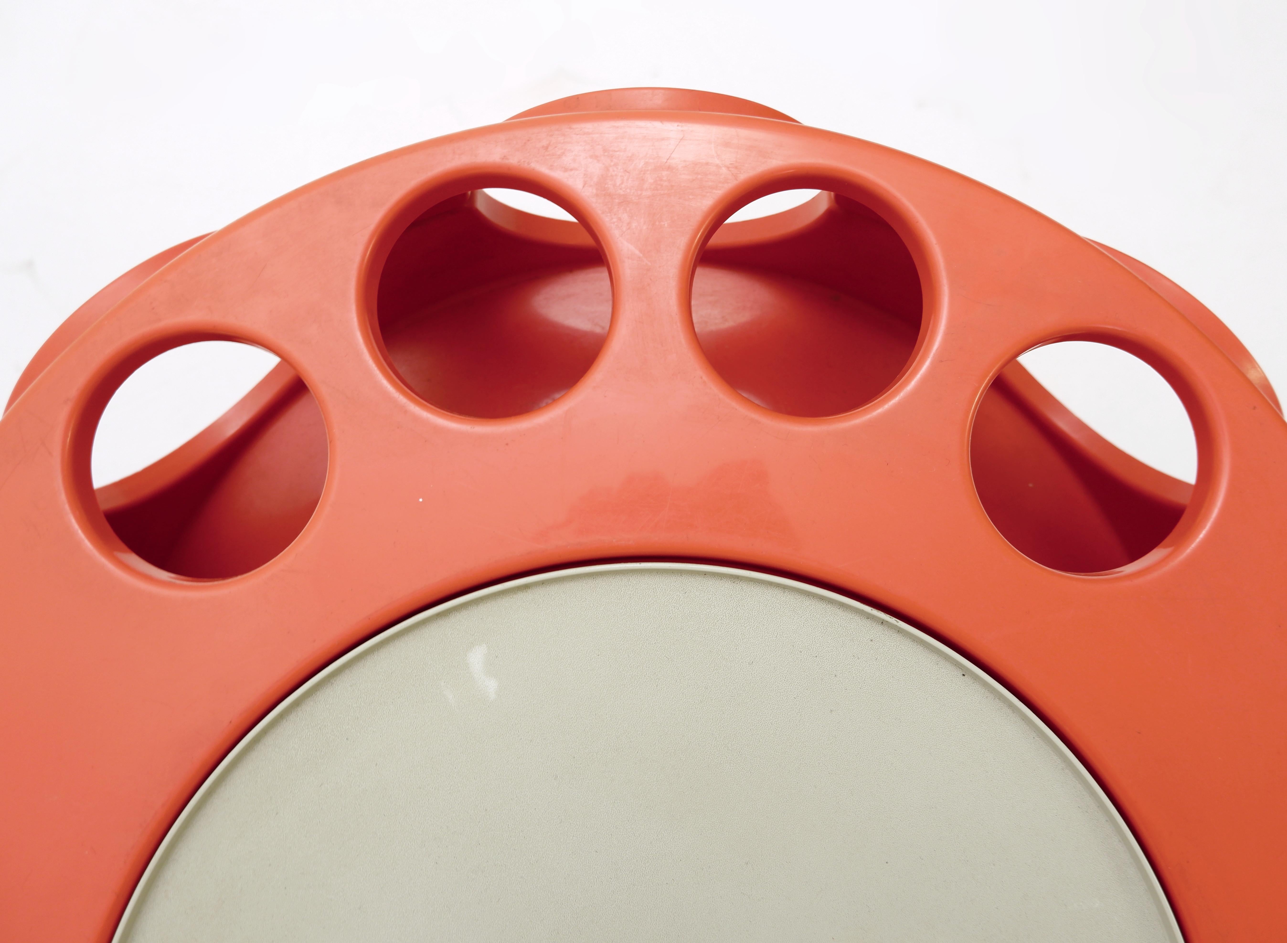Space Age Design Vintage Mobile ‘Rotobar’ Table by Curver Brunssum, 1971 2