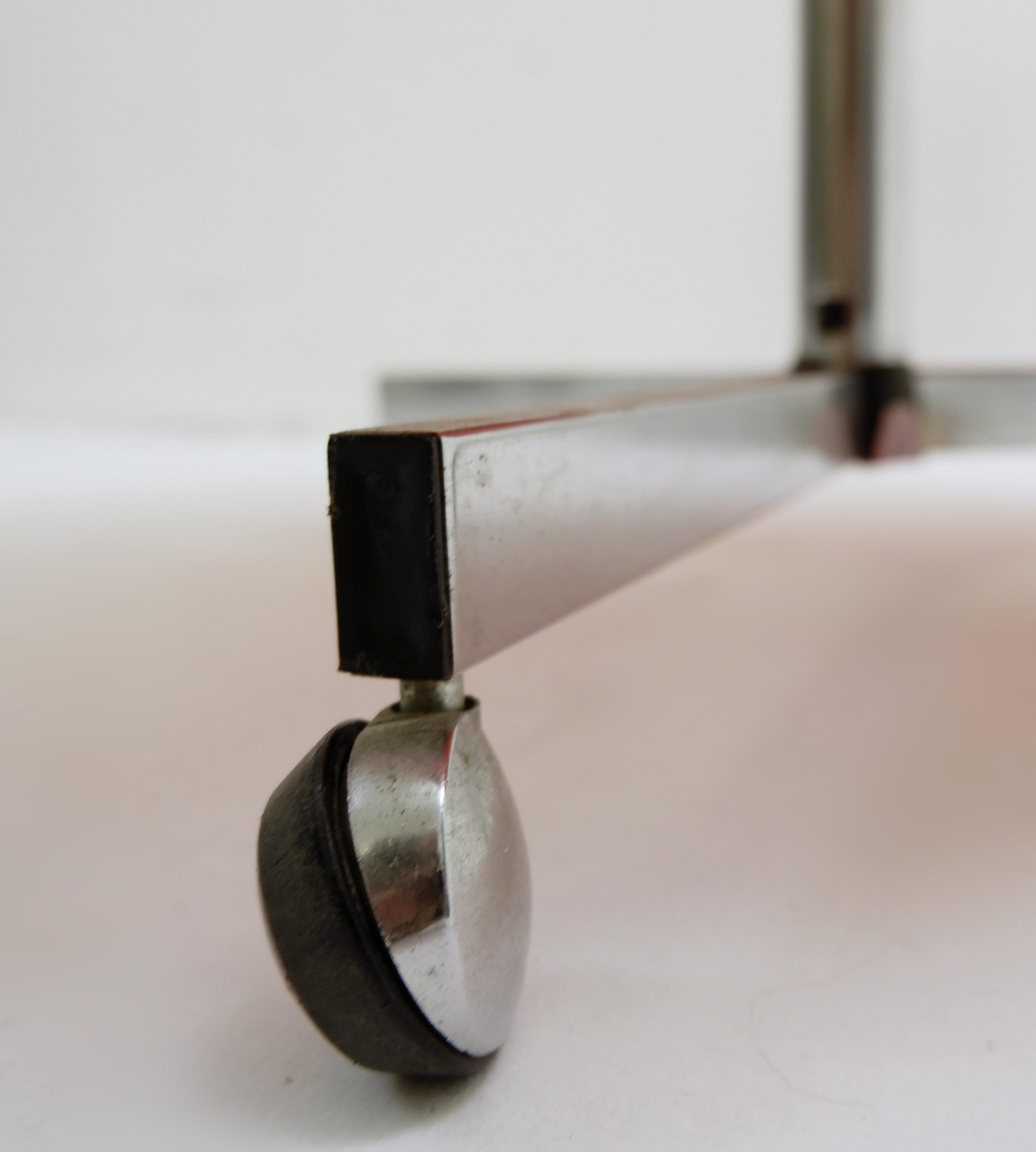 Plastic Space Age Design Vintage Mobile ‘Rotobar’ Table by Curver Brunssum, 1971