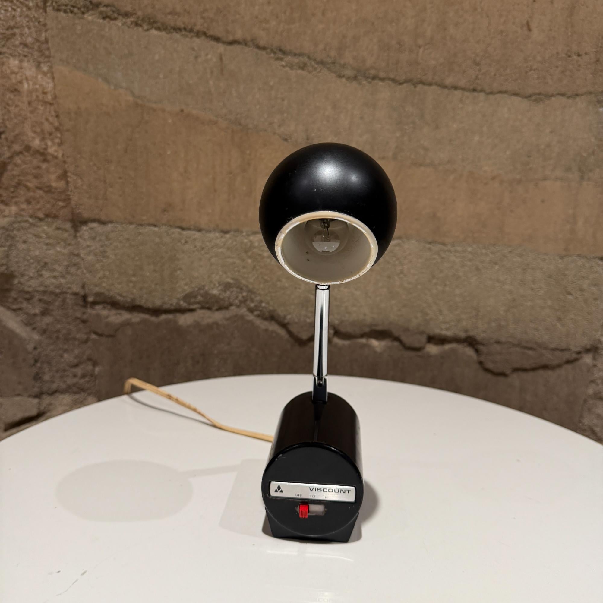 Space Age Desk Lamp by Viscount Japan After Lightolier Lytegem For