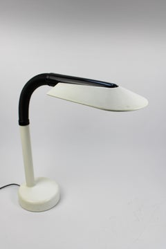 Space Age Desk lamp Fagerhults cream white Scandinavian 1970 Sweden