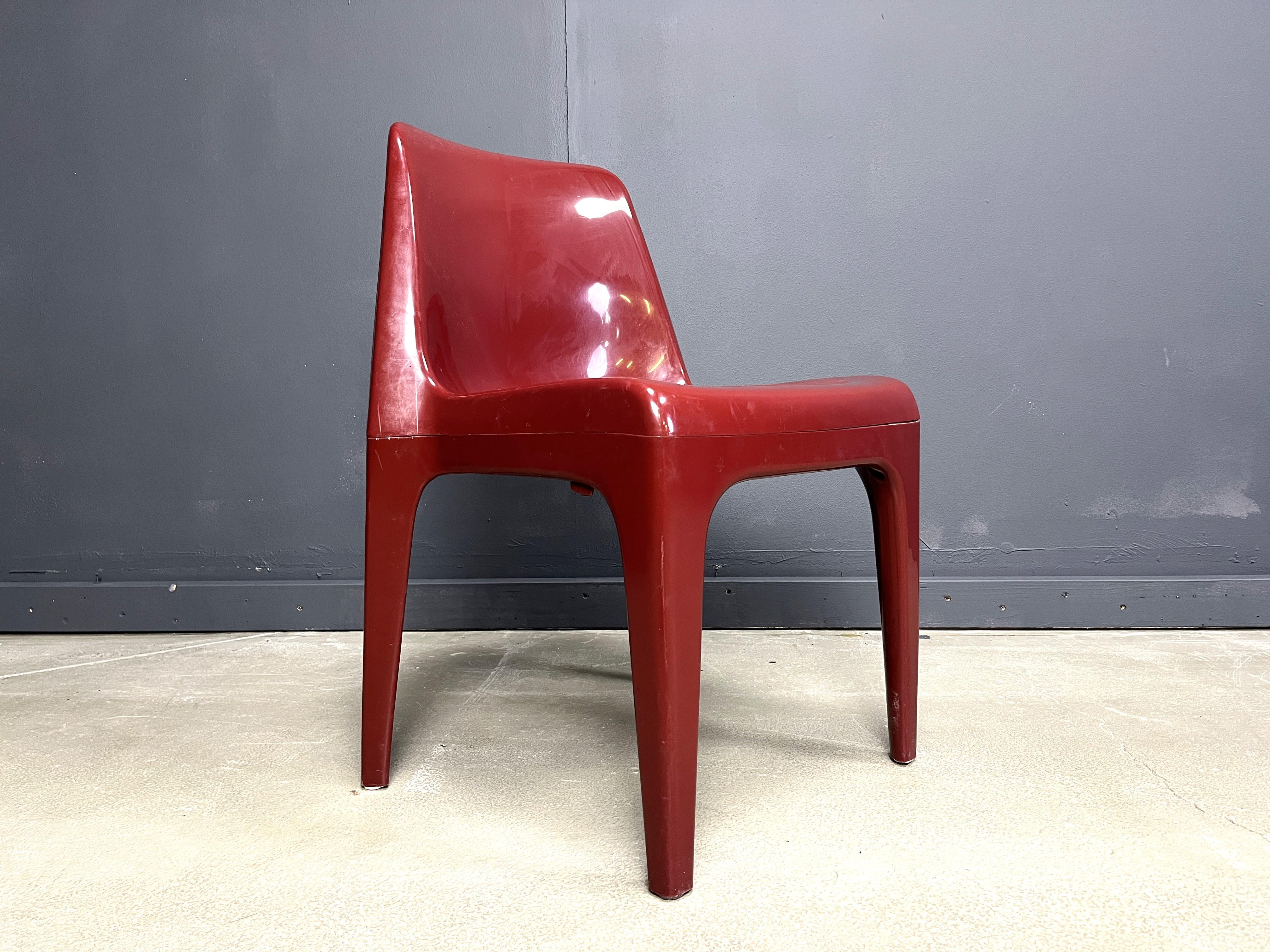 German Space age dining chairs by Schroeder Henzelmann, 1970s For Sale