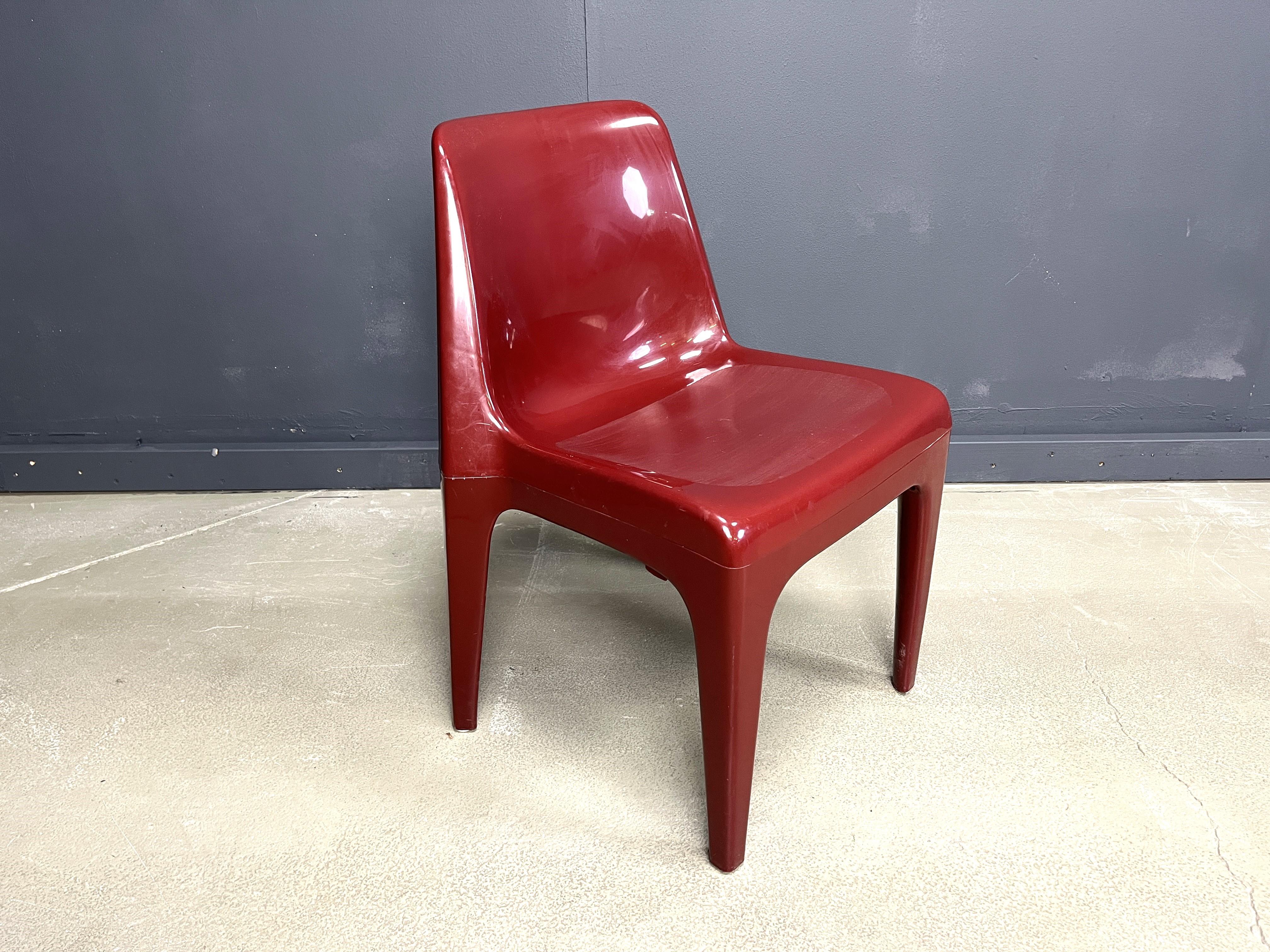 Space age dining chairs by Schroeder Henzelmann, 1970s In Good Condition For Sale In Leuven, Vlaams Gewest