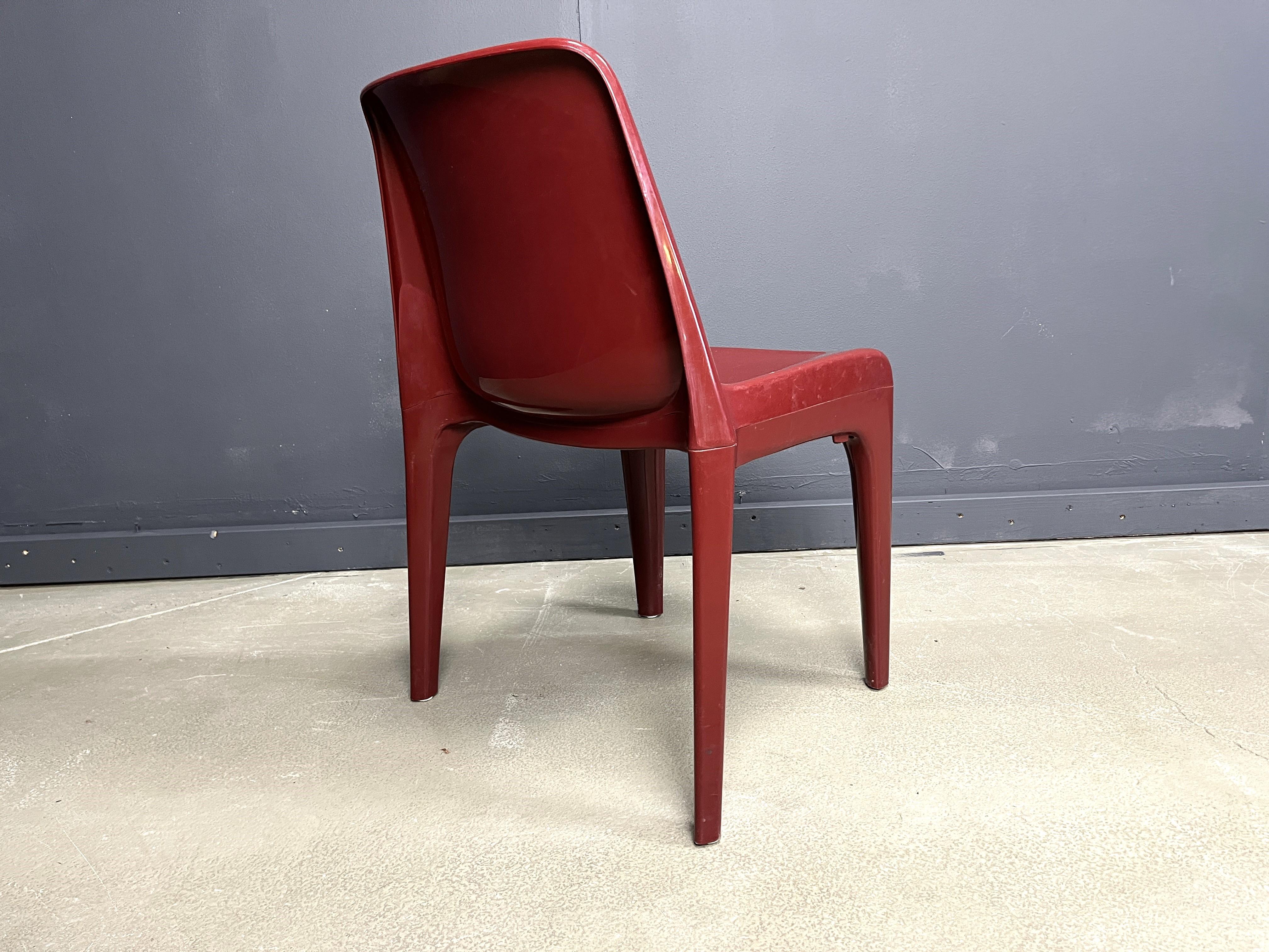 Late 20th Century Space age dining chairs by Schroeder Henzelmann, 1970s For Sale