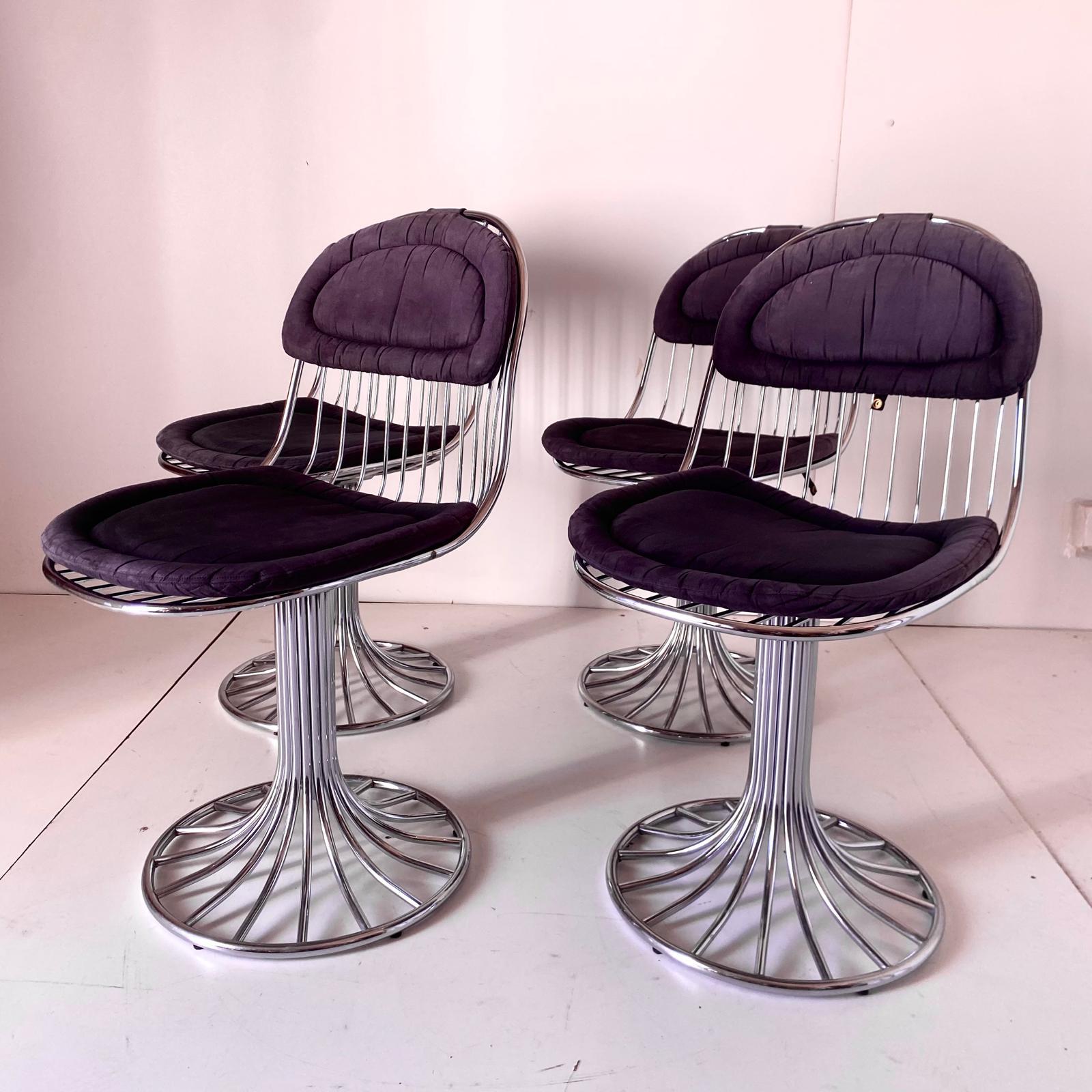 Space Age Dining Sillas Margot, Gastone Rinaldi para RIMA, Italia 1968 en venta 3