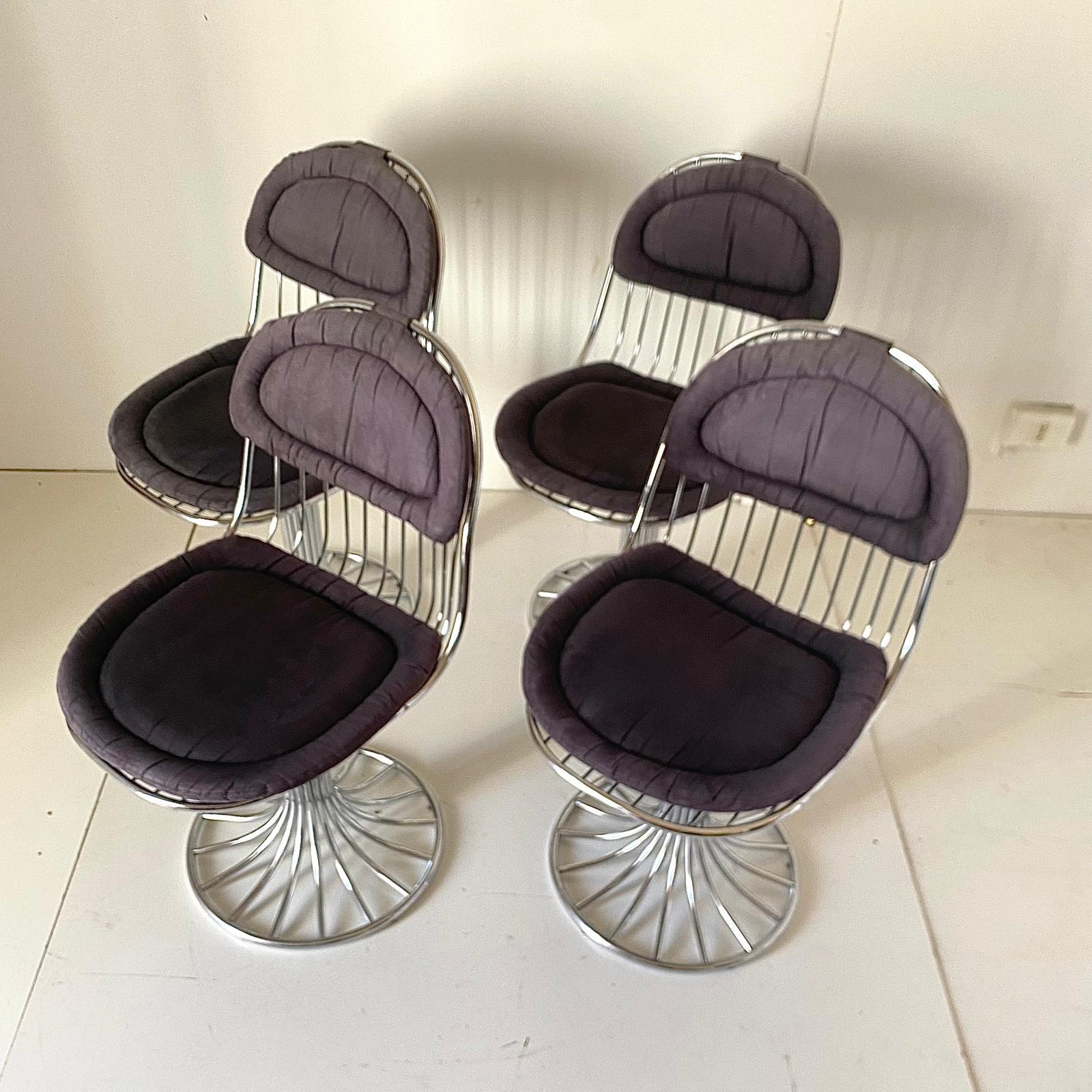 Space Age Dining Sillas Margot, Gastone Rinaldi para RIMA, Italia 1968 en venta 4