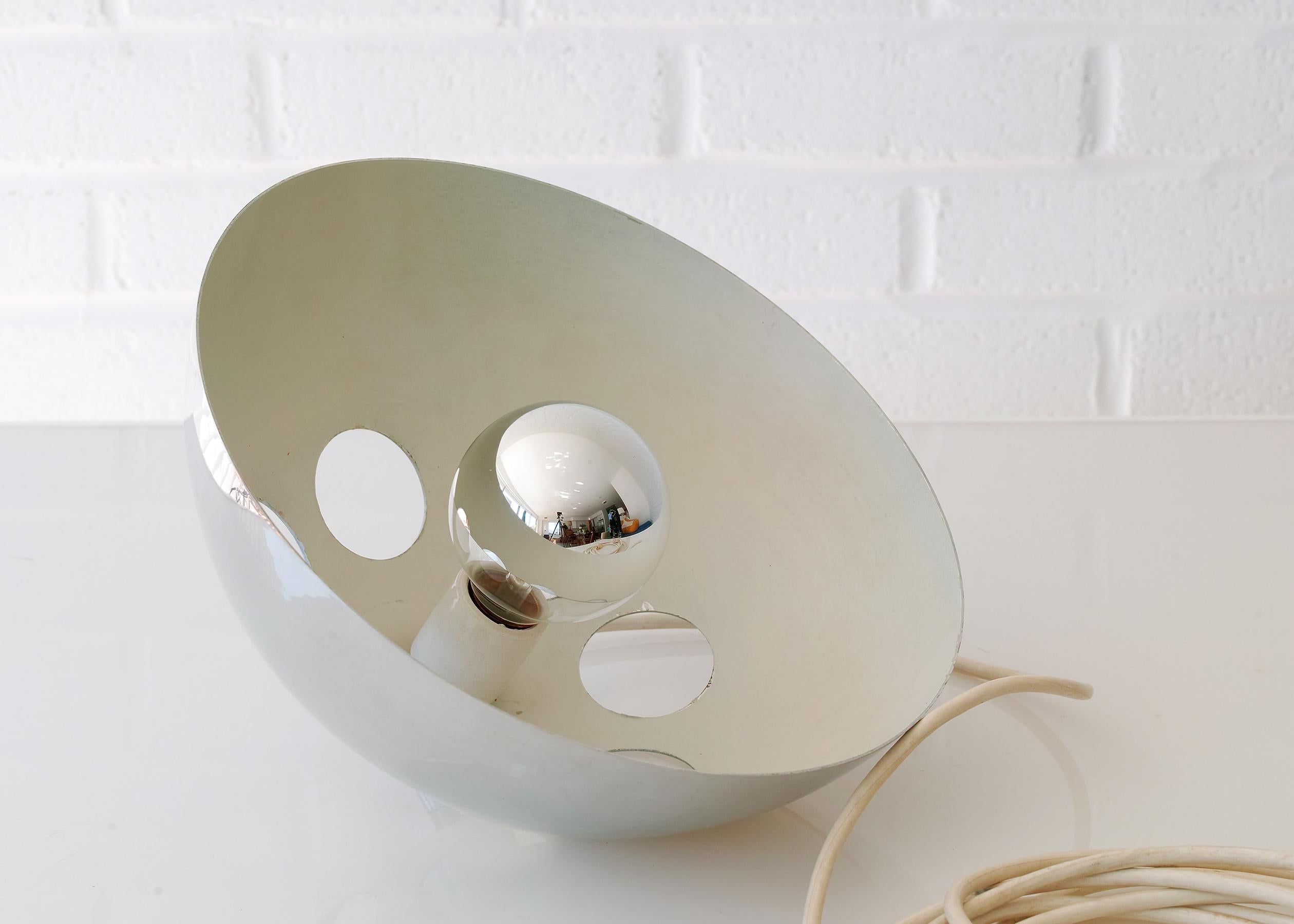 Space Age Dome Pendant Light In Good Condition For Sale In Brooklyn, NY