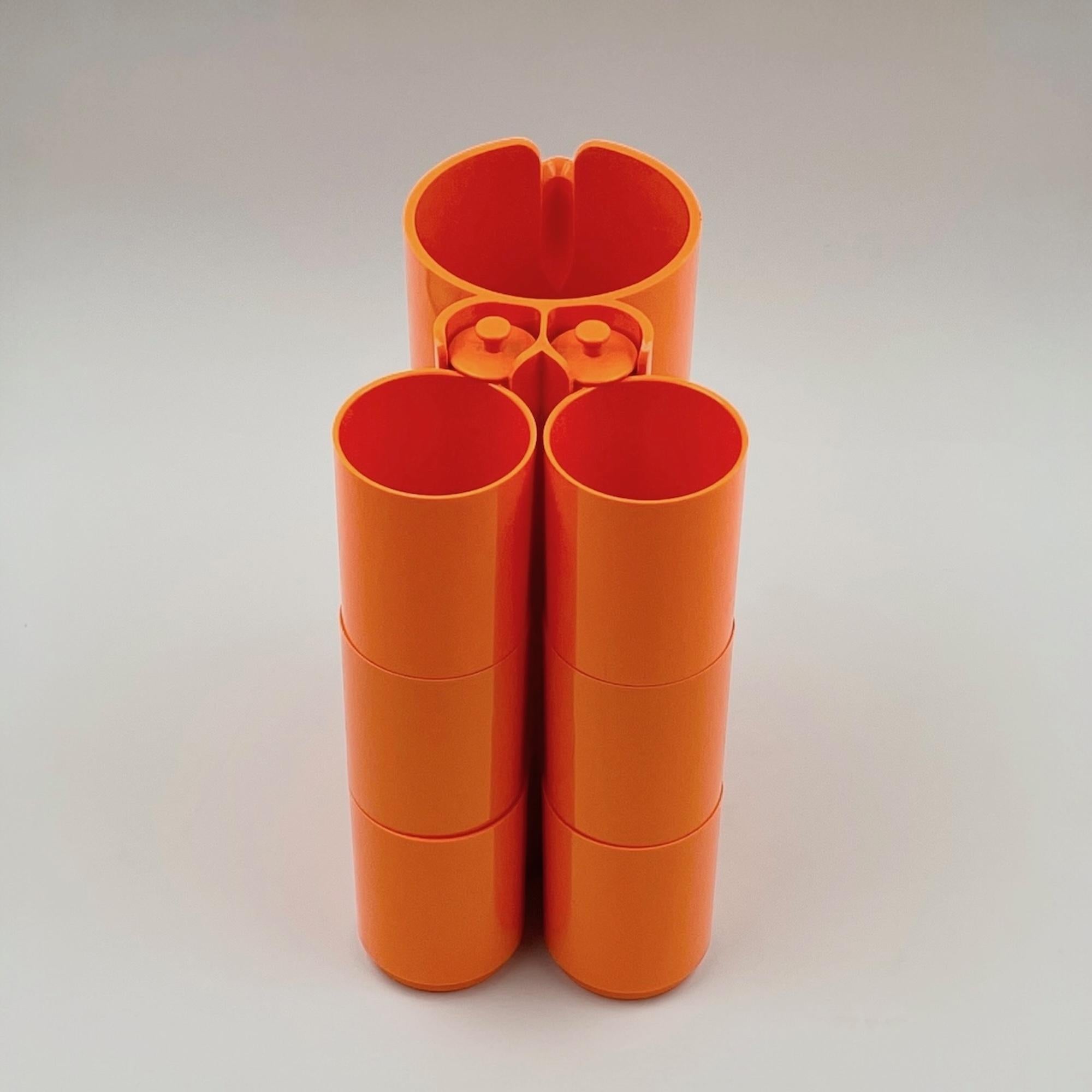 Service de boissons Orangeade de l'ère spatiale par Jean Pierre Vitrac, 1970, ensemble de 9 pièces en vente 1