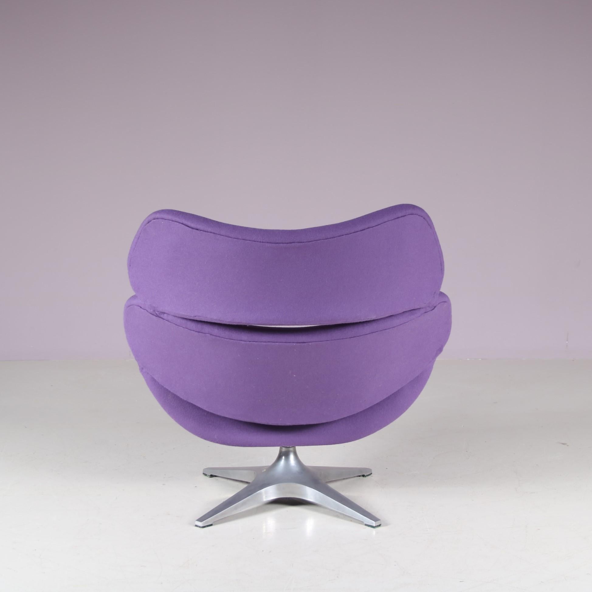 Fauteuil Space Age d'Enrico Walles pour Romefa, Pays-Bas 1970 en vente 6