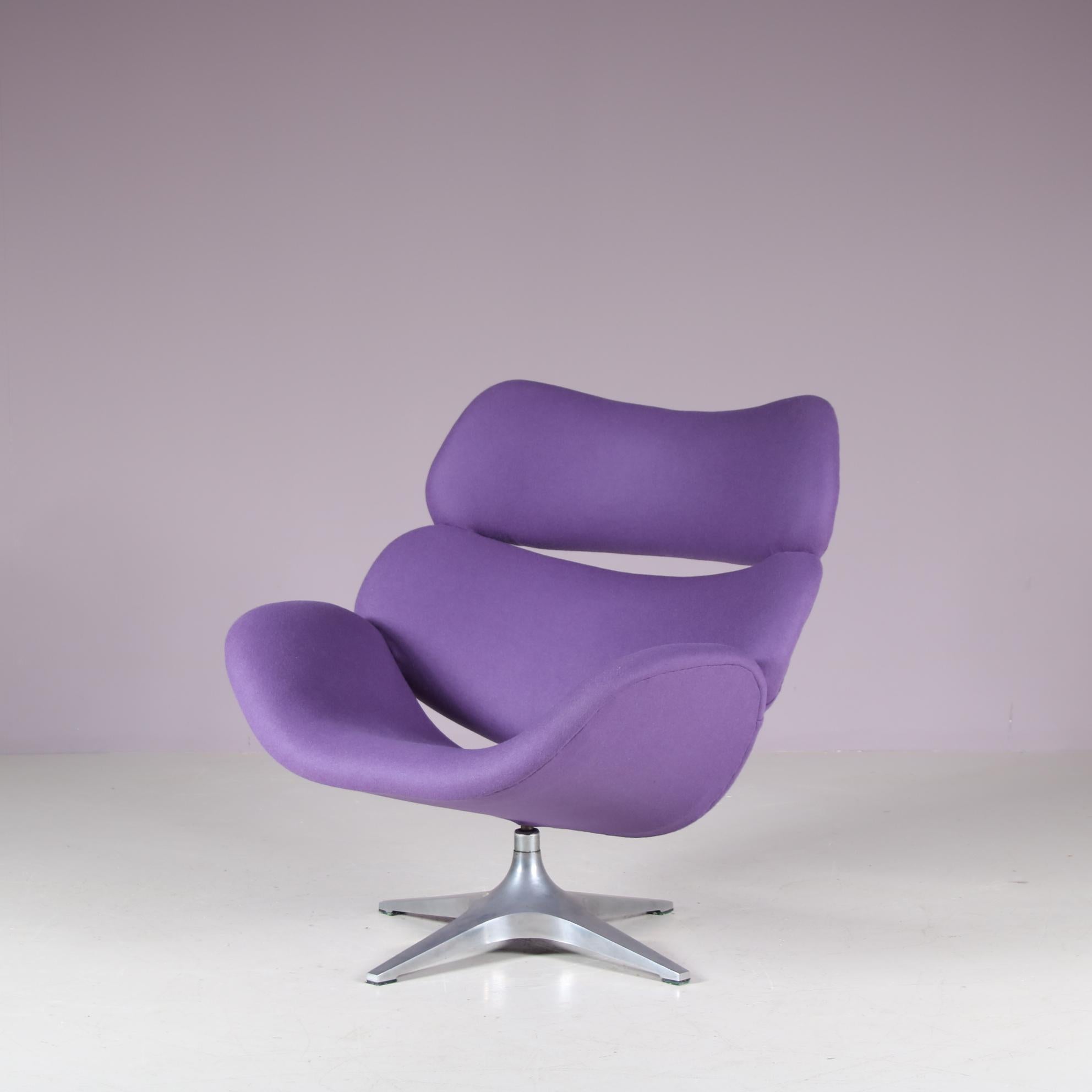 Néerlandais Fauteuil Space Age d'Enrico Walles pour Romefa, Pays-Bas 1970 en vente