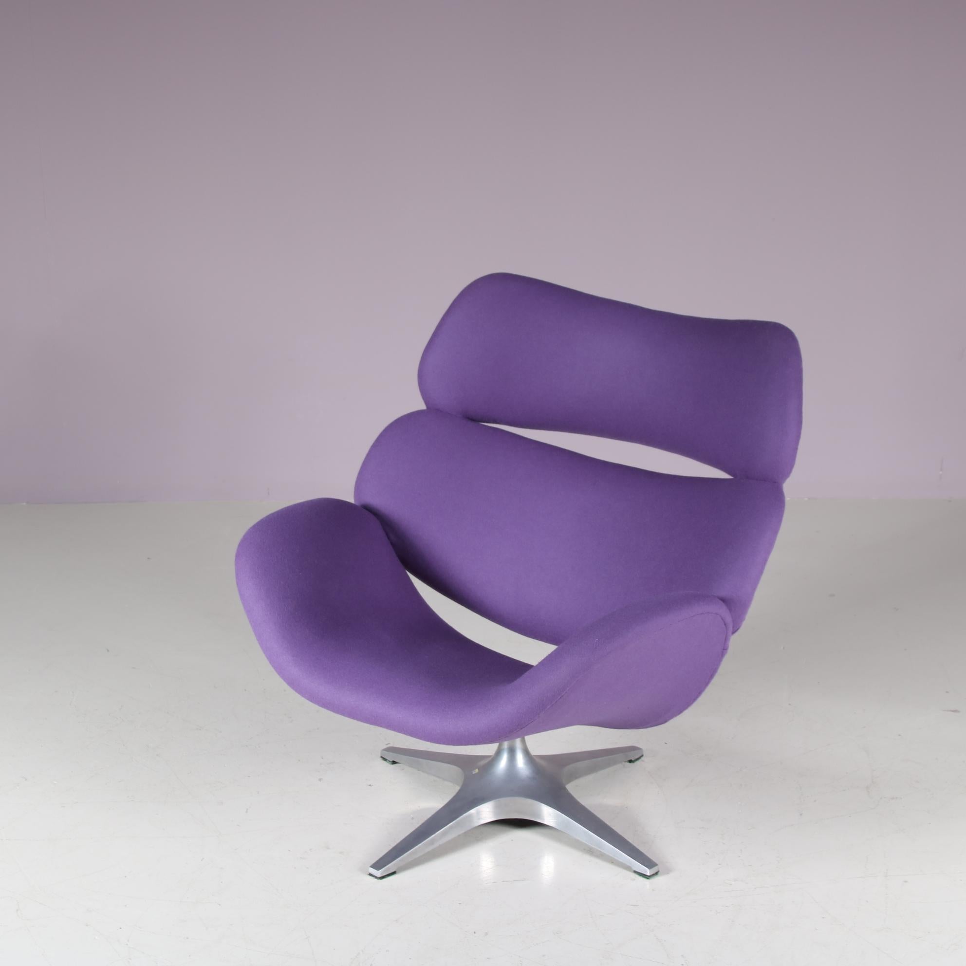 Fauteuil Space Age d'Enrico Walles pour Romefa, Pays-Bas 1970 Bon état - En vente à Amsterdam, NL
