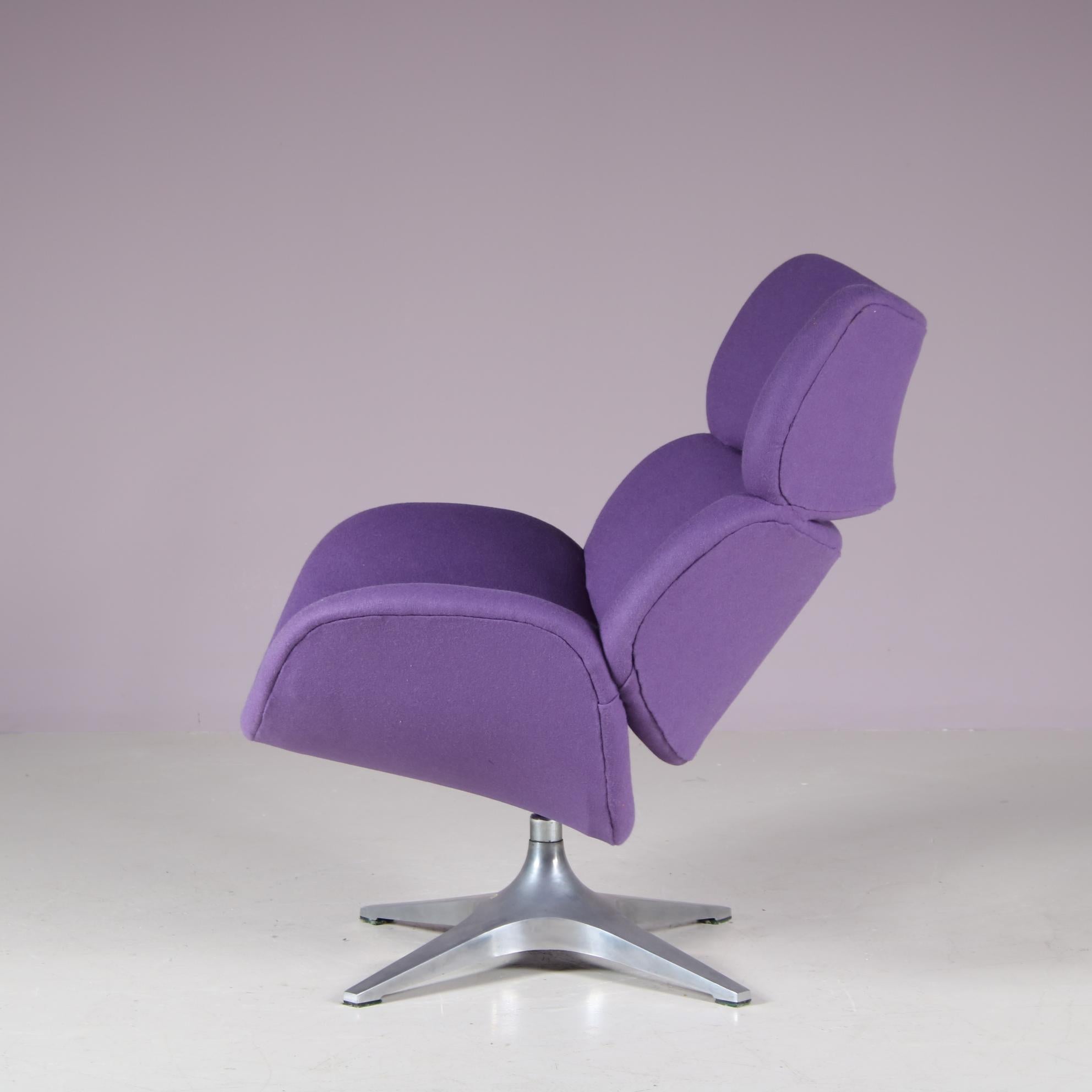 Fauteuil Space Age d'Enrico Walles pour Romefa, Pays-Bas 1970 en vente 1